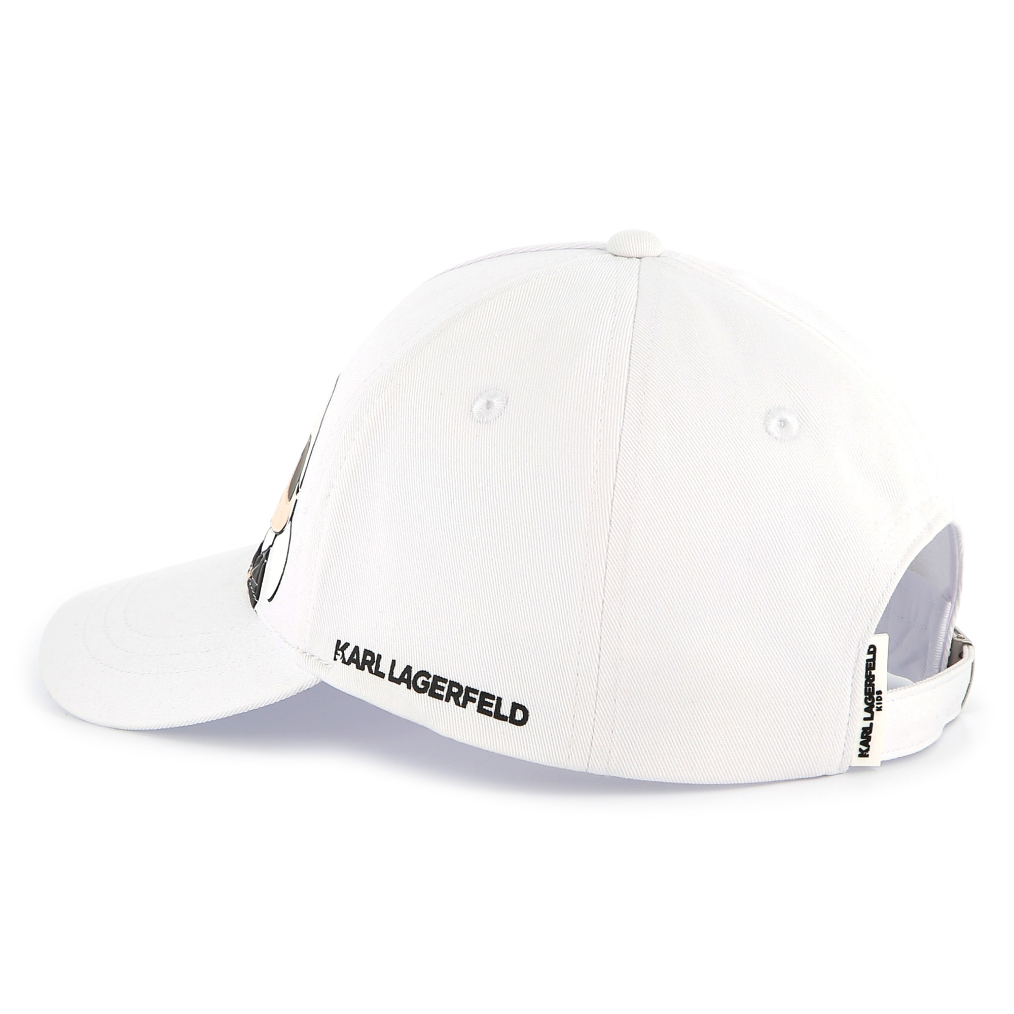 Casquette imprimée réglable KARL LAGERFELD KIDS pour FILLE