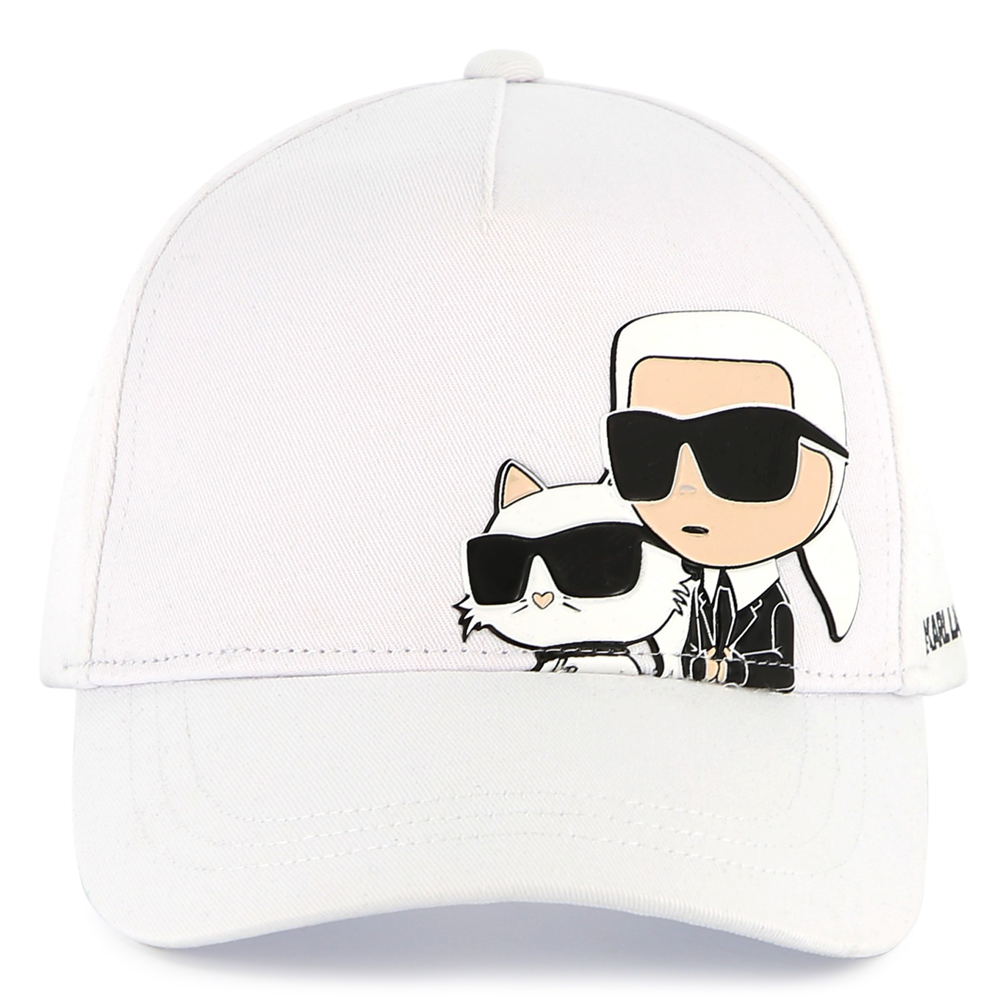 Adjustable printed cap KARL LAGERFELD KIDS for GIRL