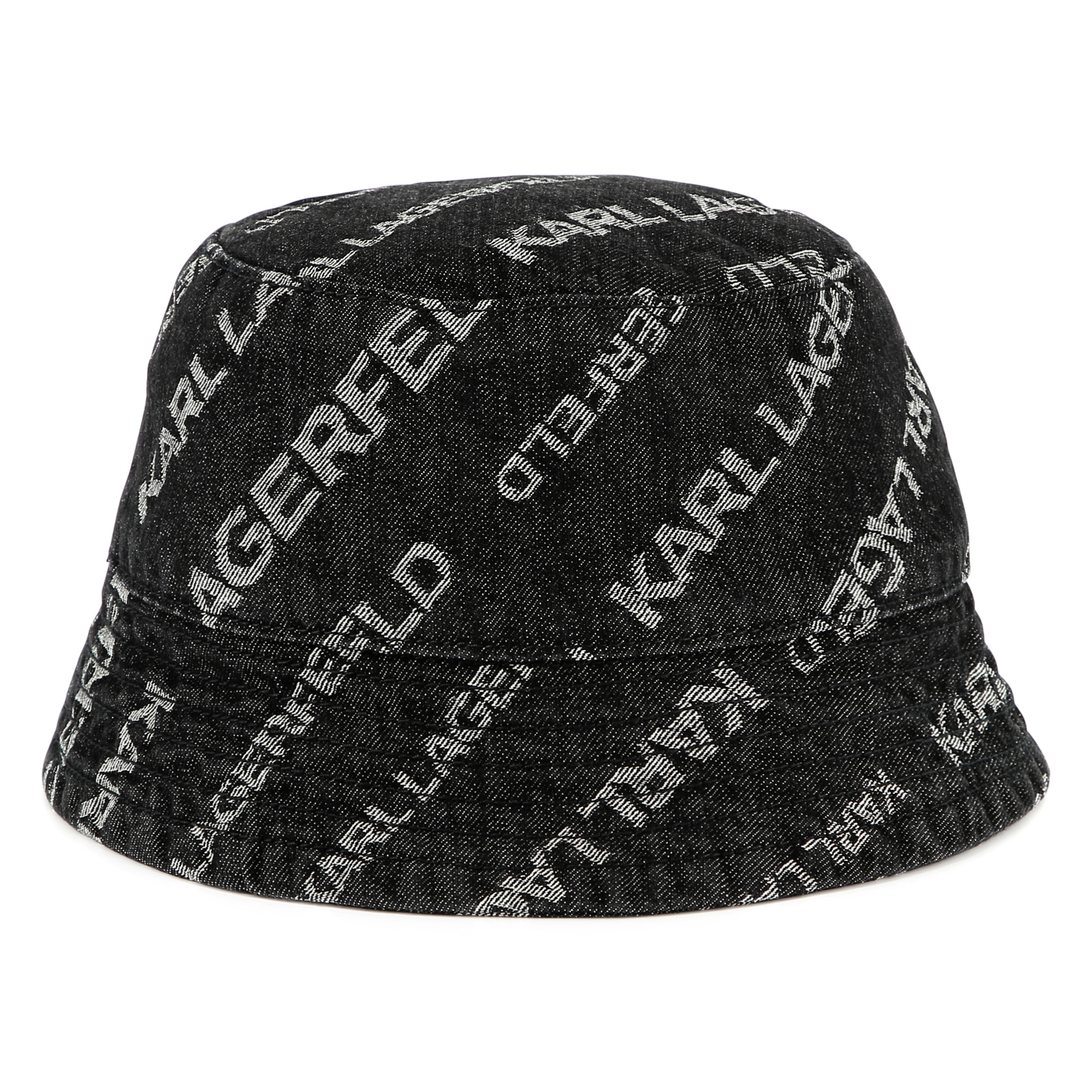 Printed denim bucket hat KARL LAGERFELD KIDS for BOY