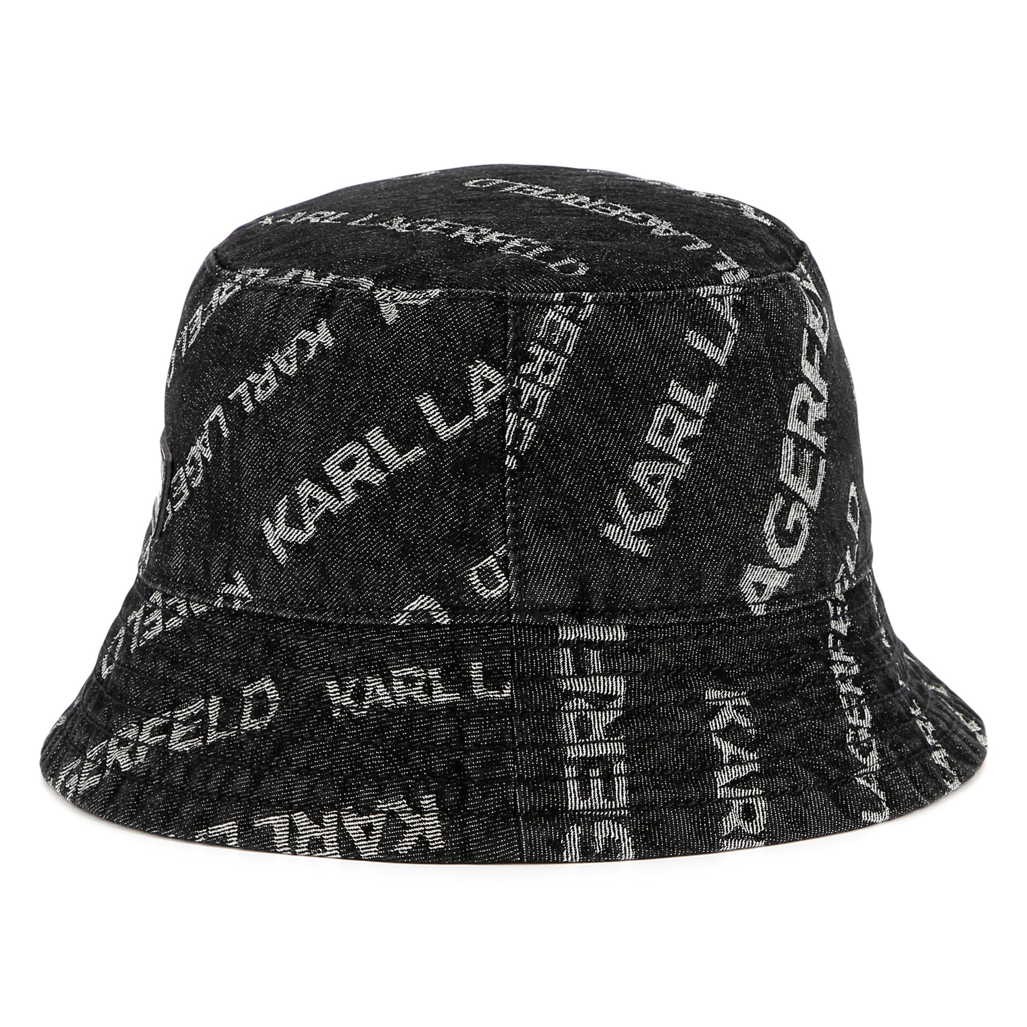 Printed denim bucket hat KARL LAGERFELD KIDS for BOY