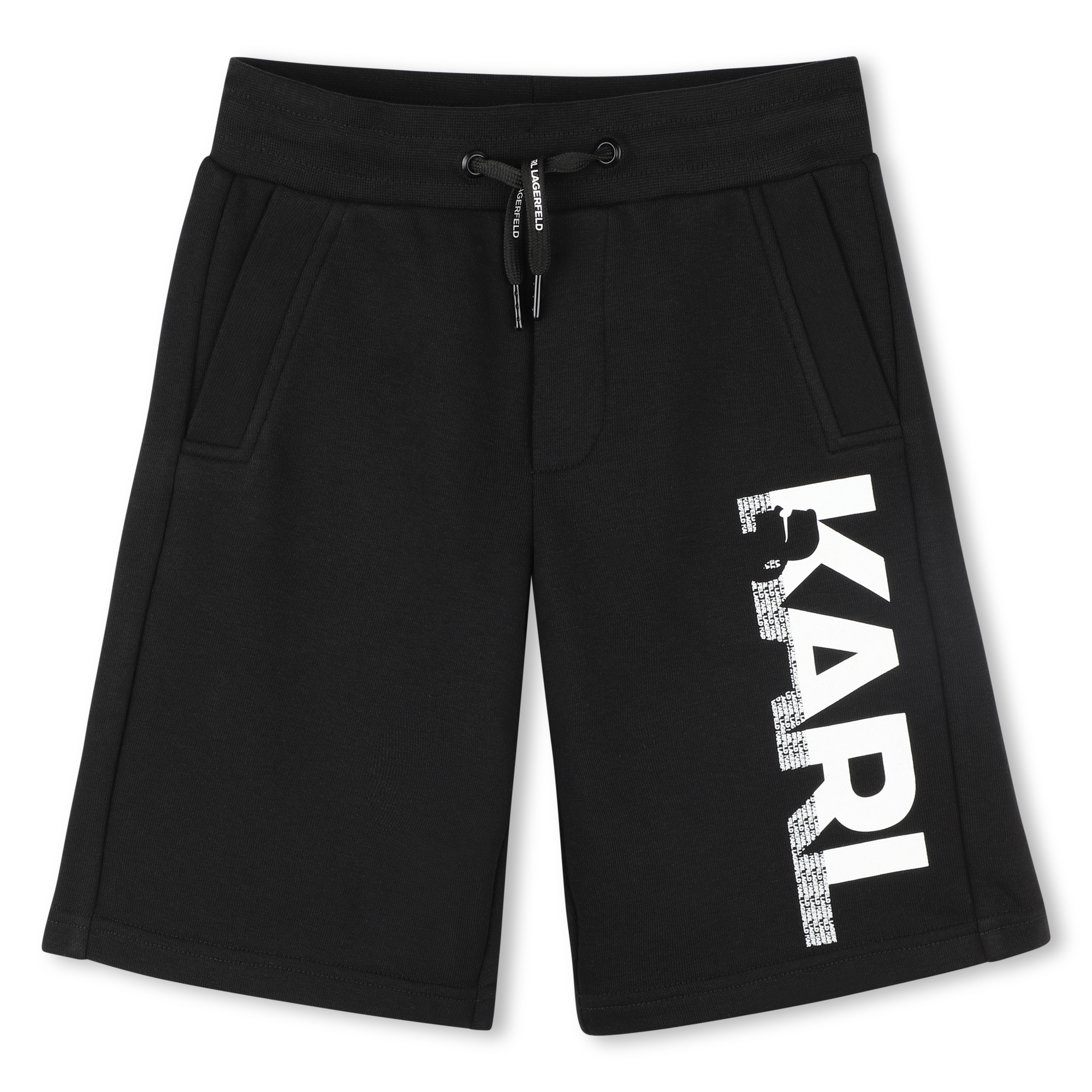 Elasticated cotton Bermudas KARL LAGERFELD KIDS for BOY