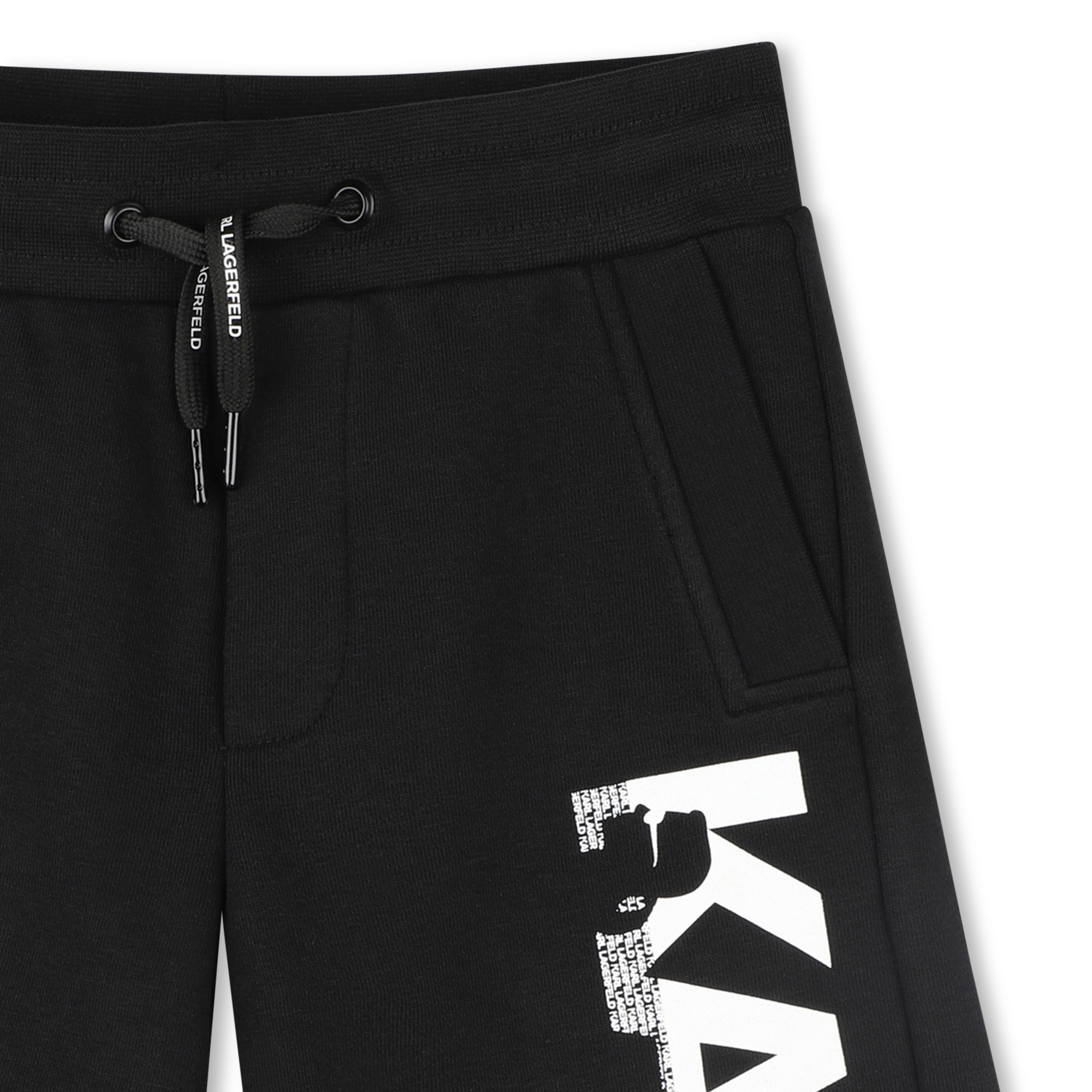 Elasticated cotton Bermudas KARL LAGERFELD KIDS for BOY