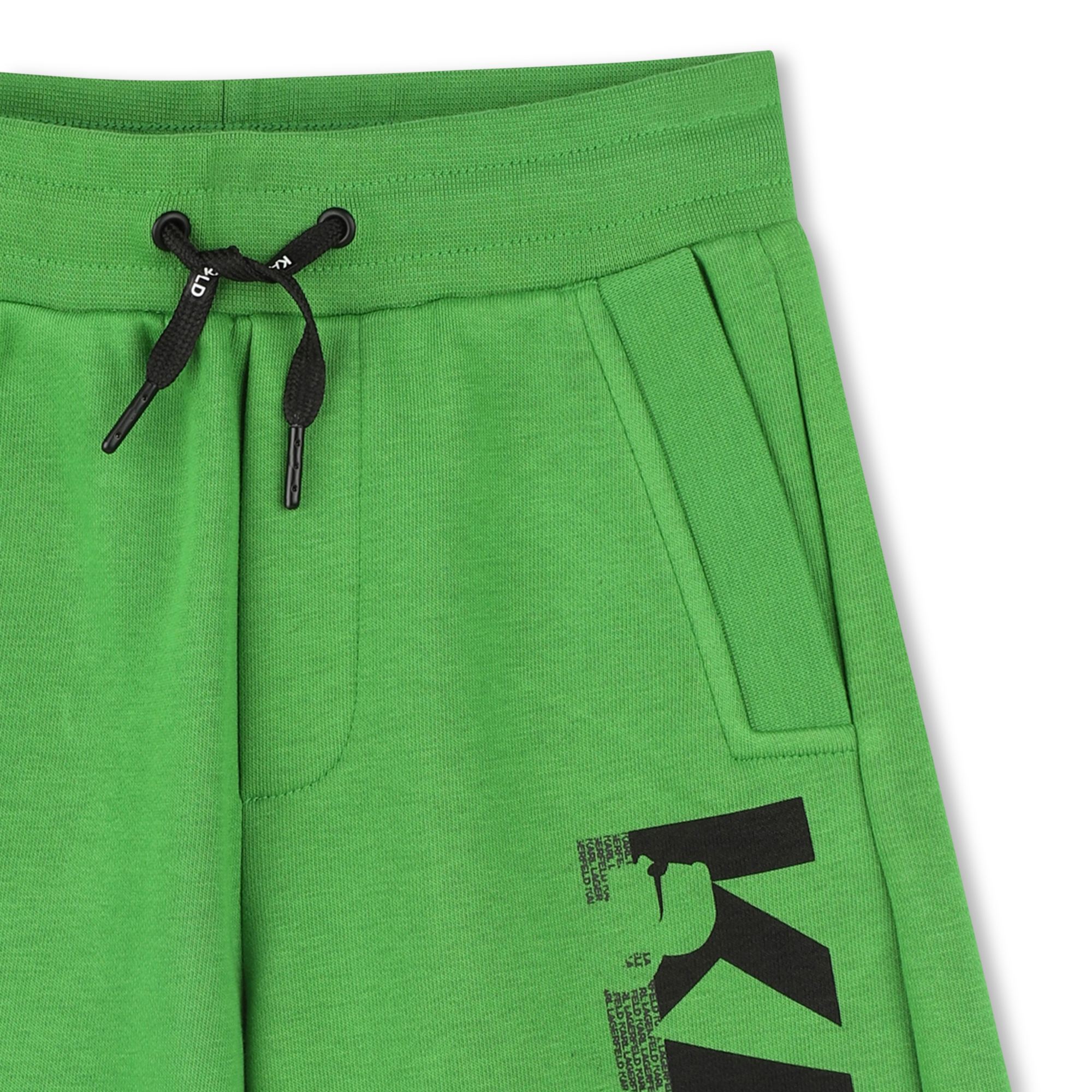 Bermudas elásticas de algodón KARL LARGERFELD KIDS para NIÑO