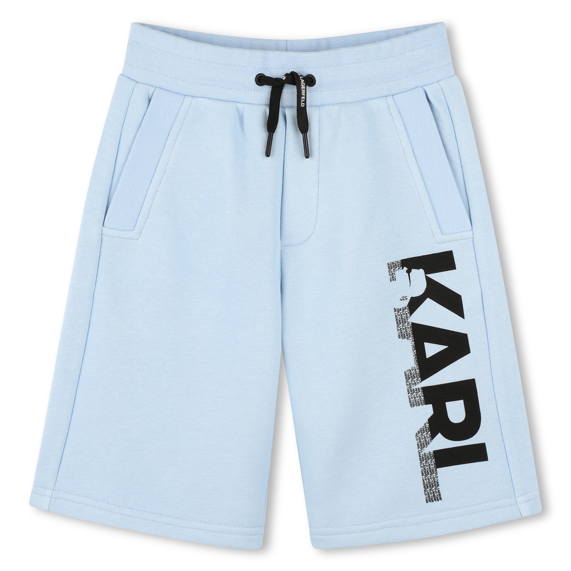 Elasticated cotton Bermudas KARL LAGERFELD KIDS for BOY