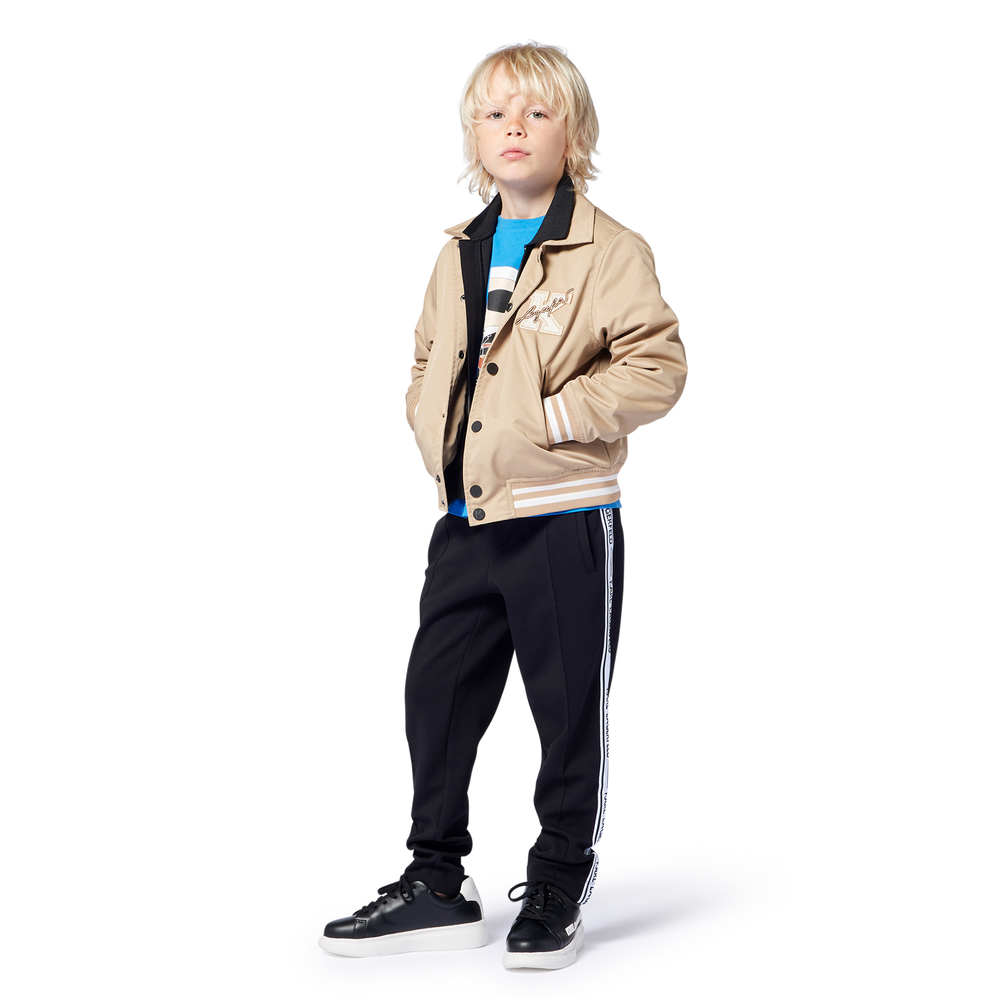 Jogging trousers KARL LAGERFELD KIDS for BOY