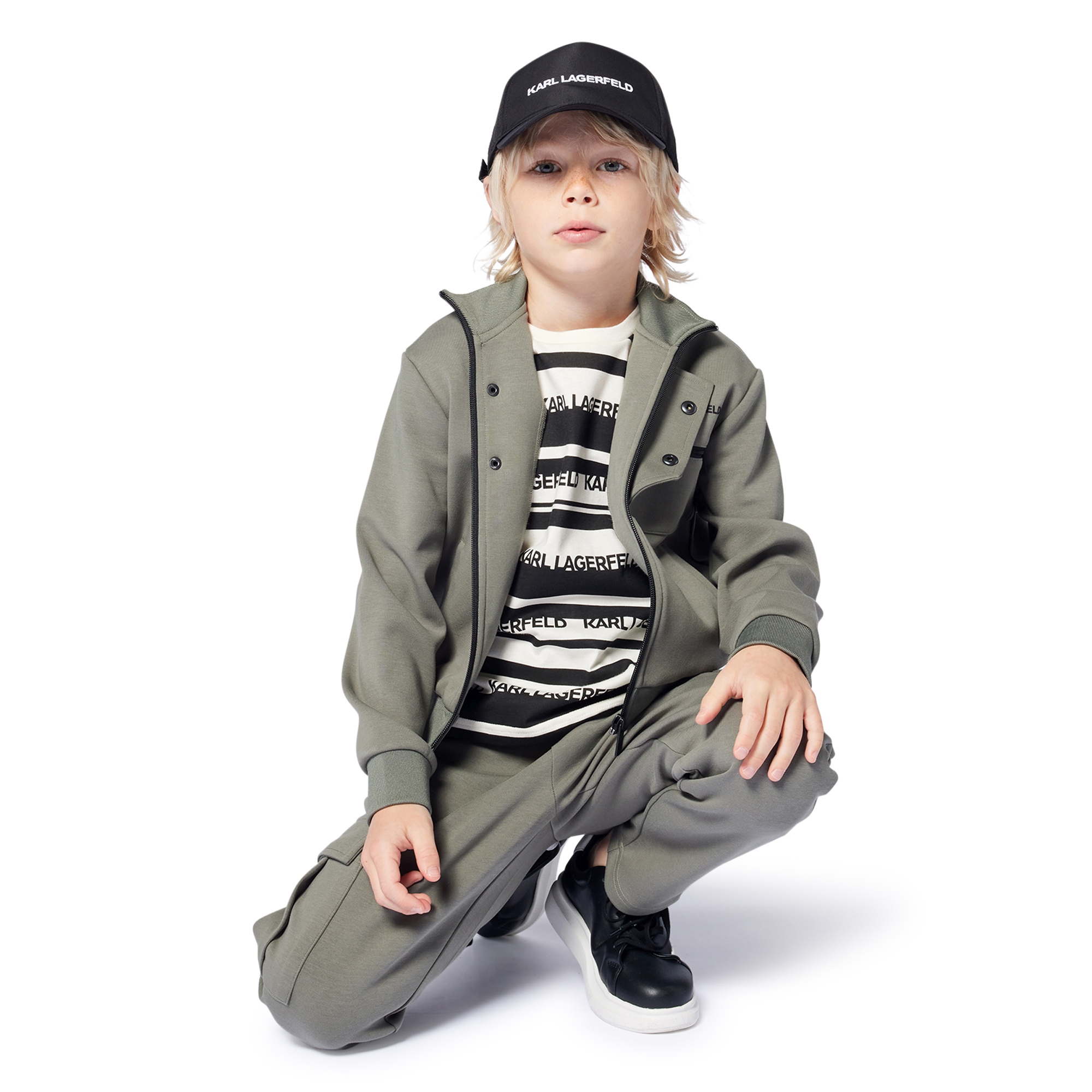 Jogging trousers KARL LAGERFELD KIDS for BOY