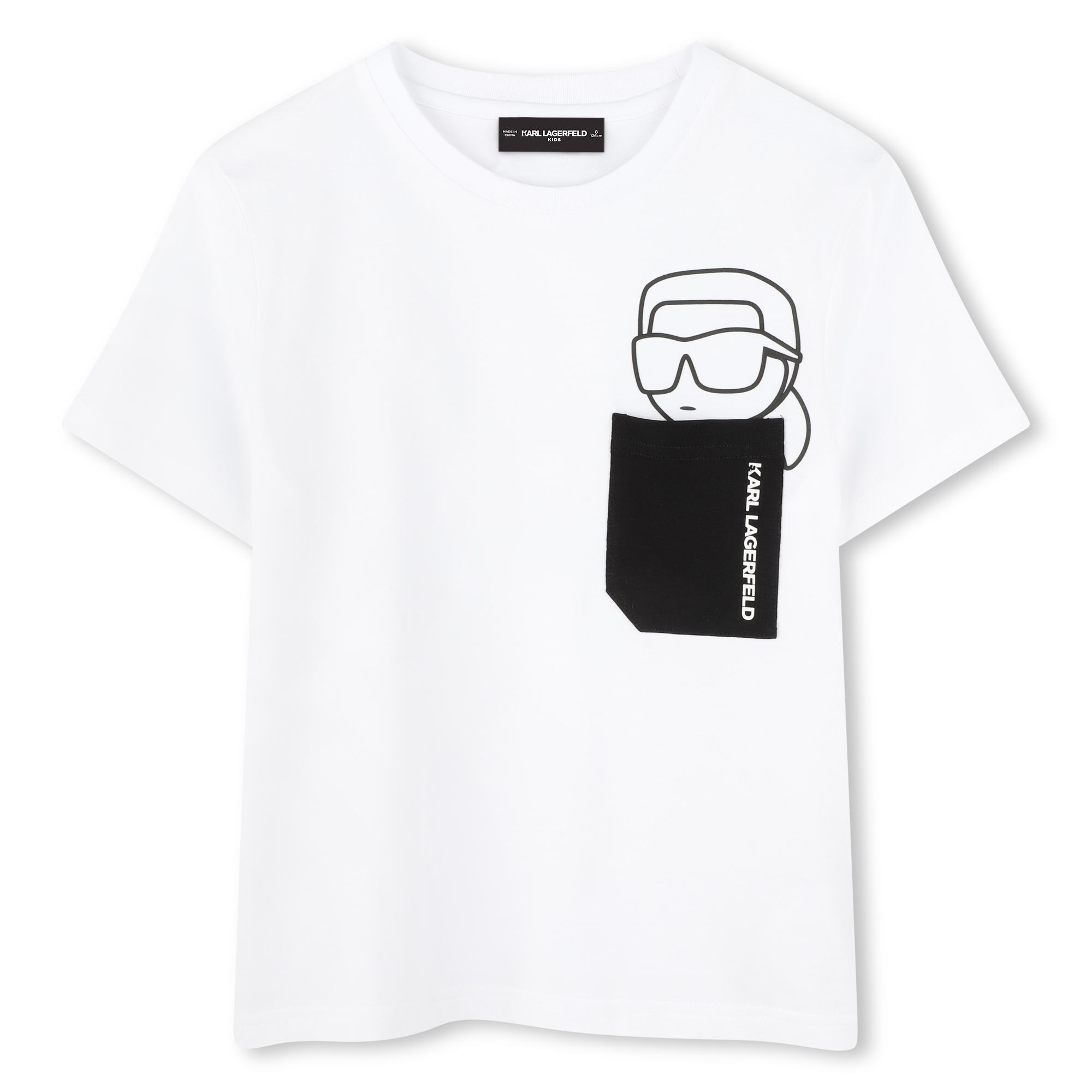 T-shirt à manches courtes KARL LAGERFELD KIDS pour GARCON