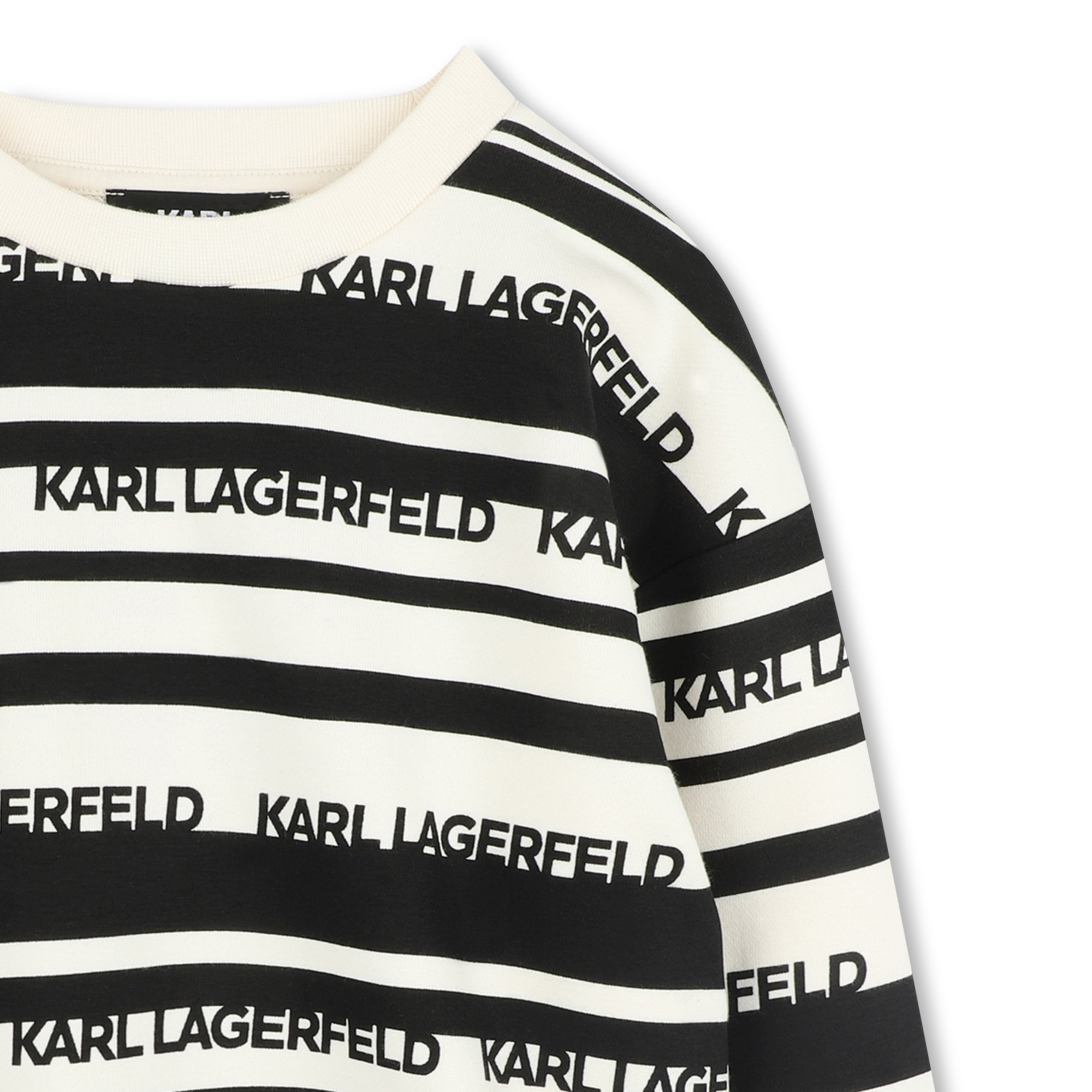 Striped sweatshirt KARL LAGERFELD KIDS for BOY