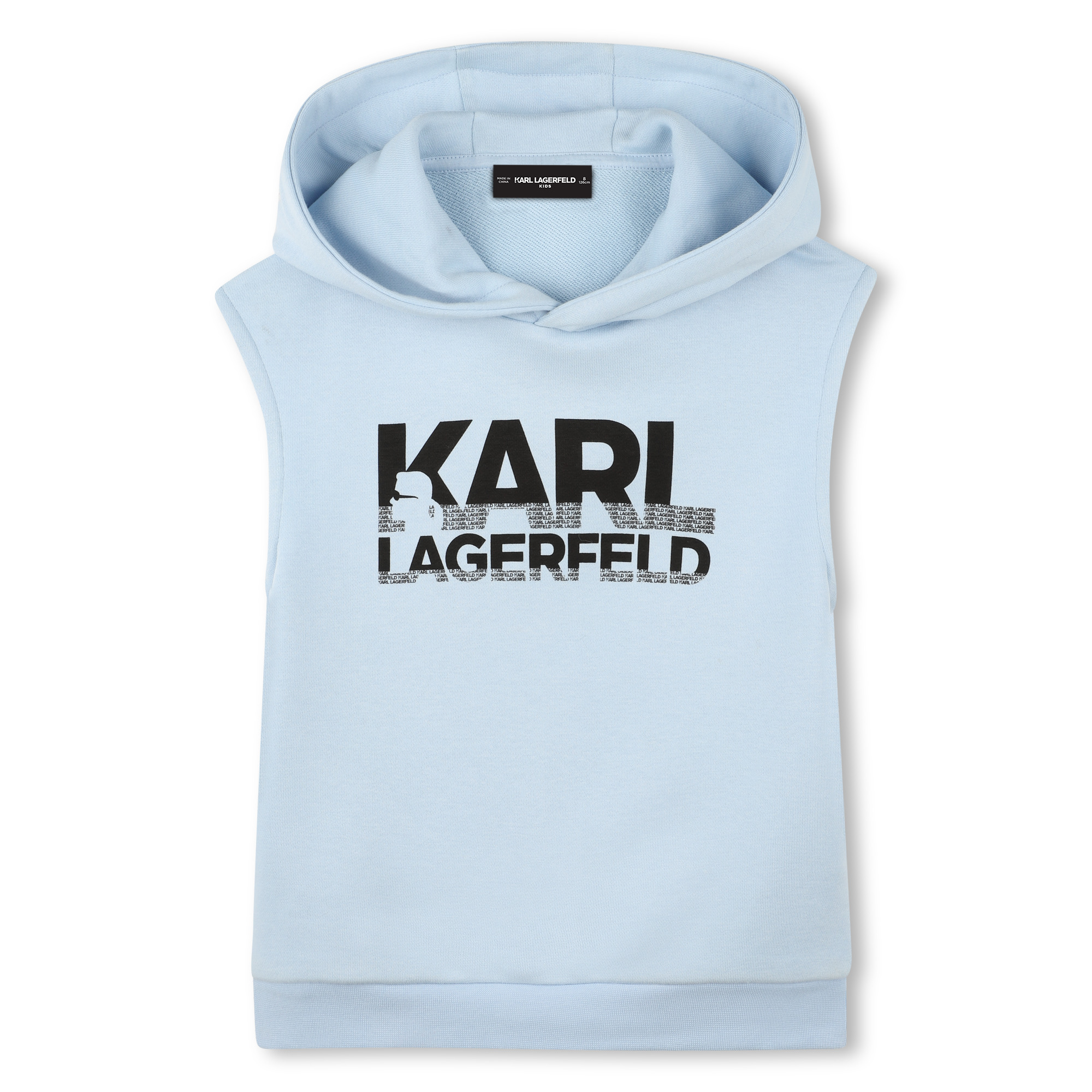 Sweat-shirt à capuche KARL LAGERFELD KIDS pour GARCON