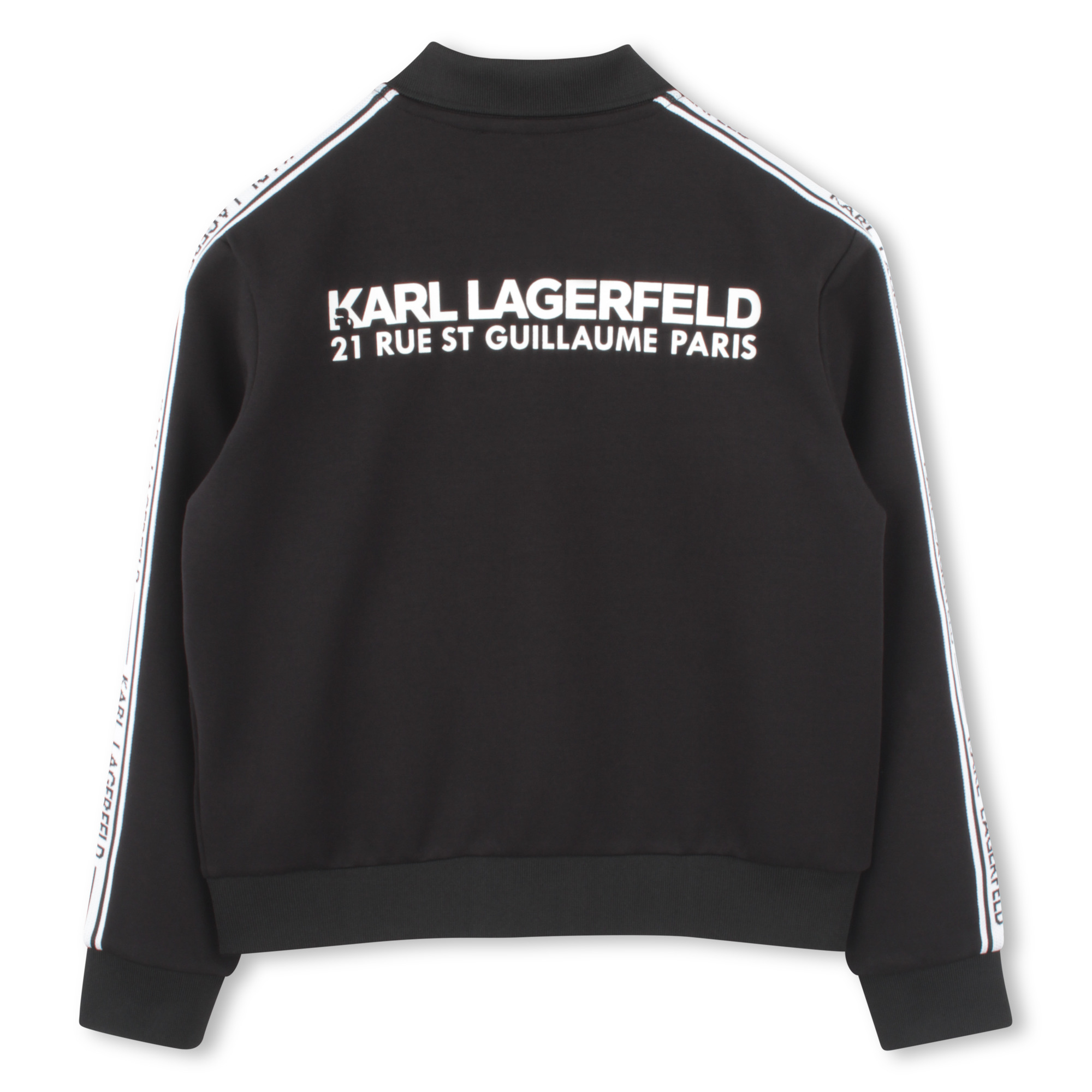 Zipped cardigan with pockets KARL LAGERFELD KIDS for BOY