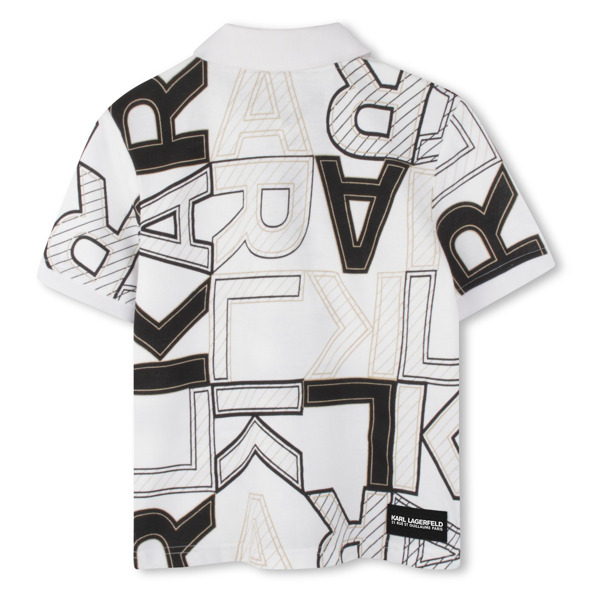 Short-sleeved polo shirt KARL LAGERFELD KIDS for BOY