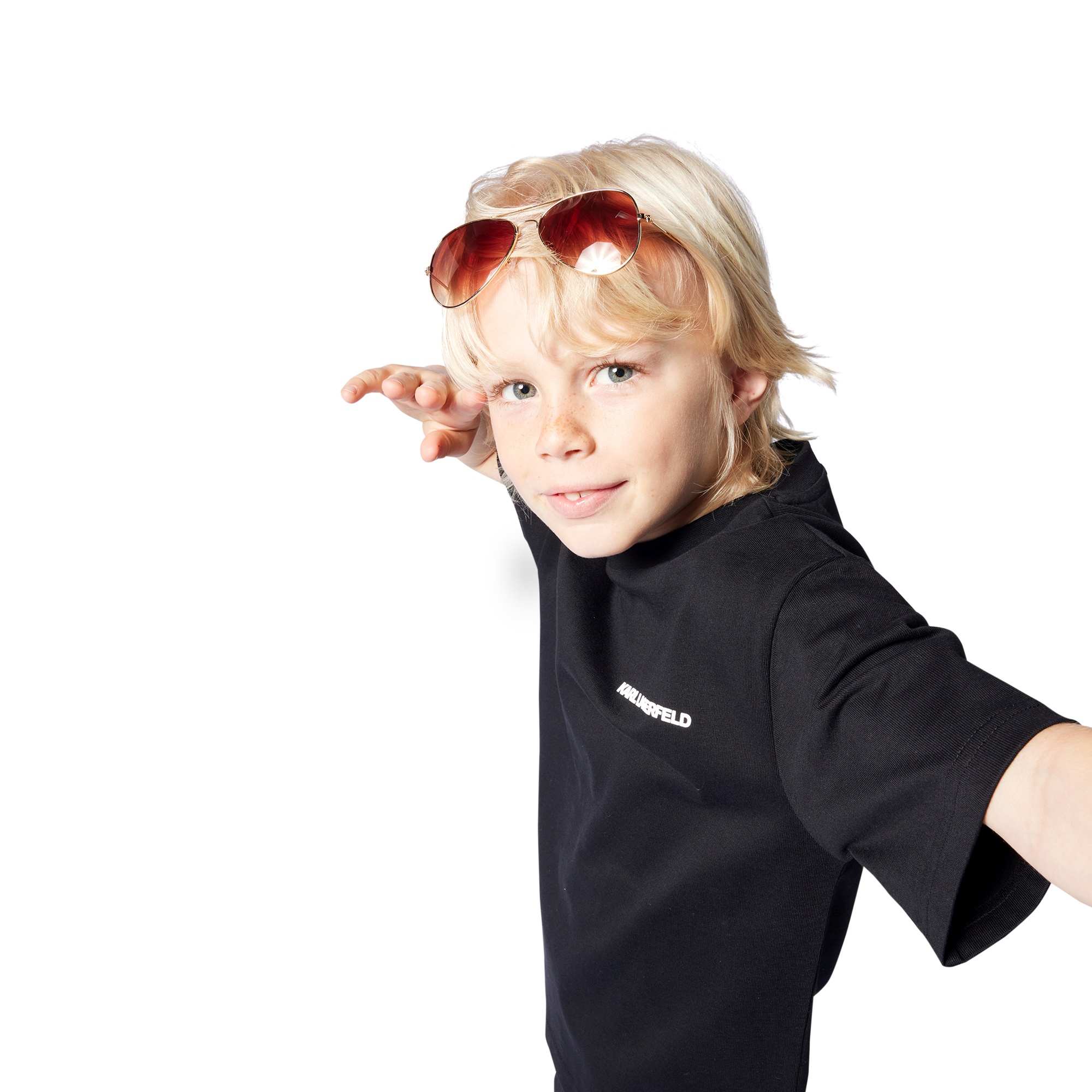 Short-sleeved T-shirt KARL LAGERFELD KIDS for BOY