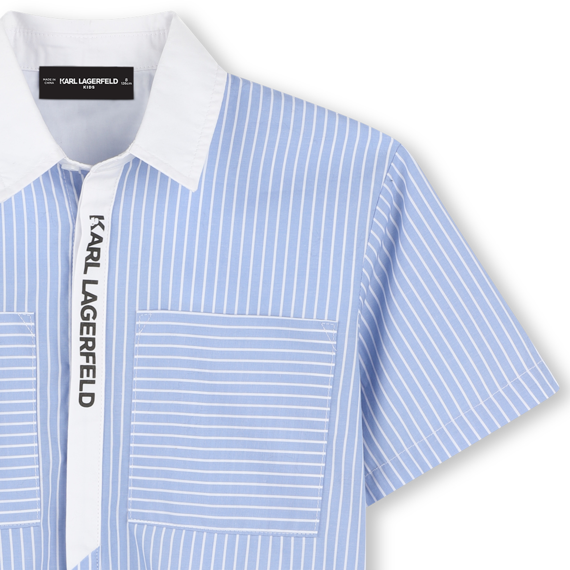 Chemise à manches courtes KARL LAGERFELD KIDS pour GARCON