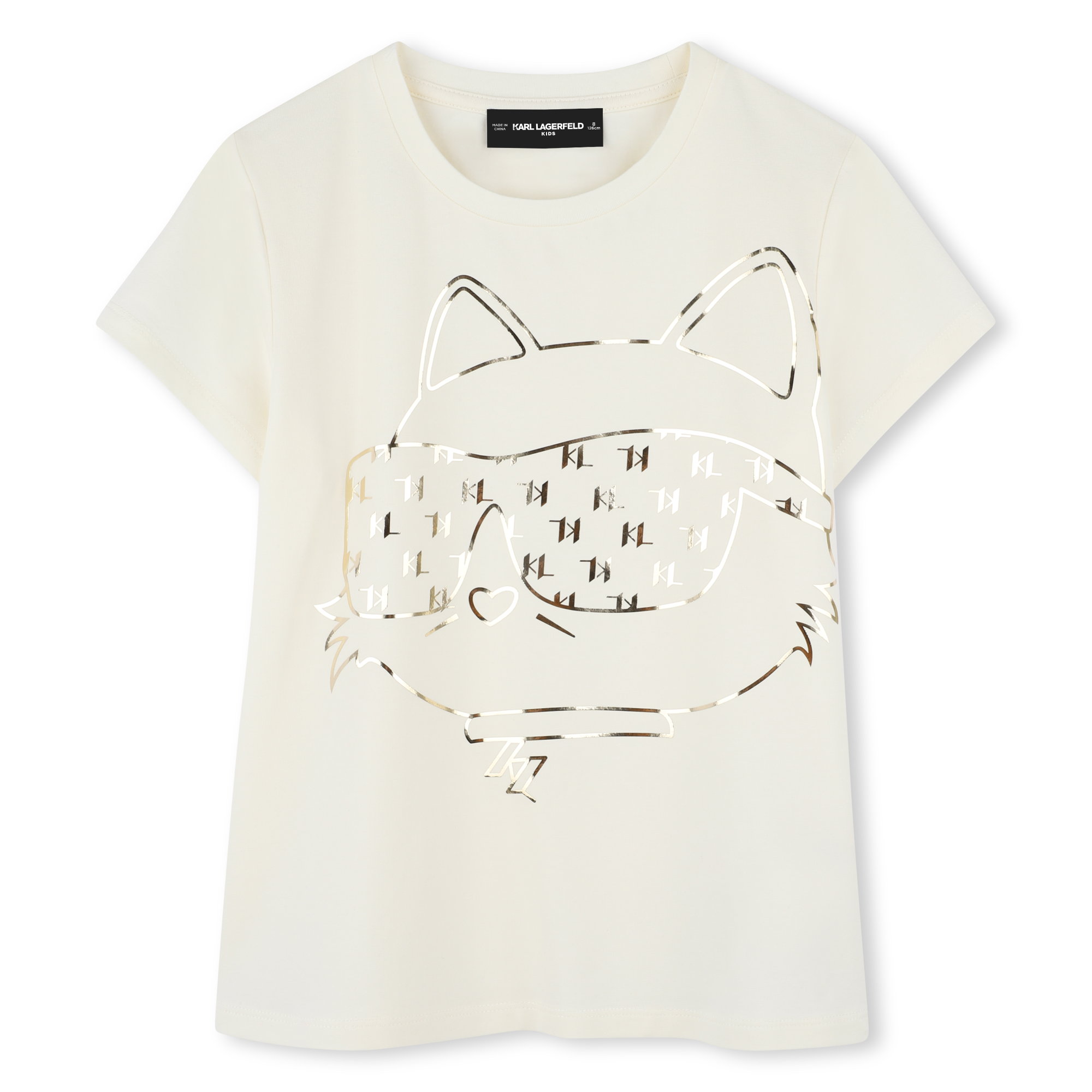 Short-sleeved T-shirt KARL LAGERFELD KIDS for GIRL