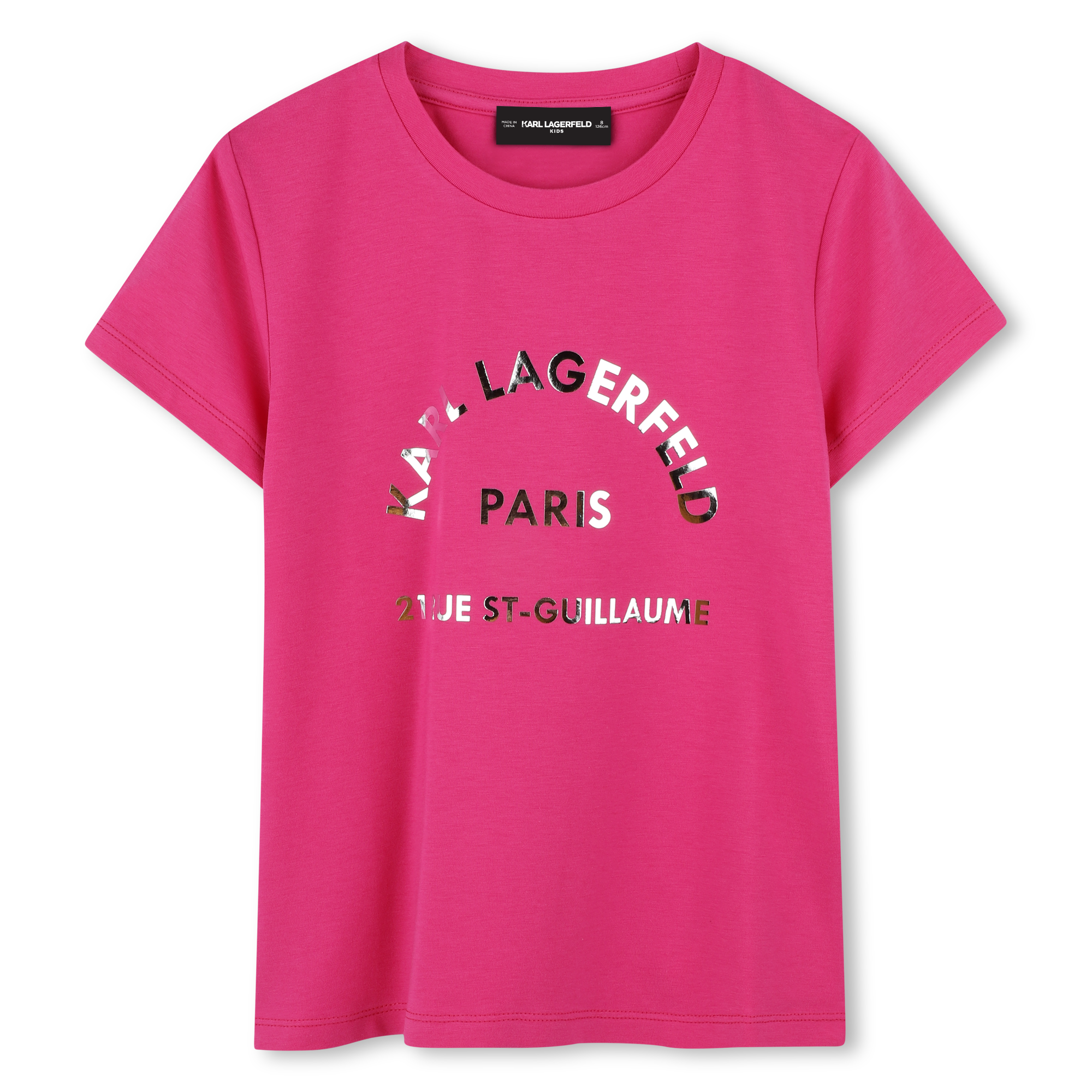 Short-sleeved T-shirt KARL LAGERFELD KIDS for GIRL