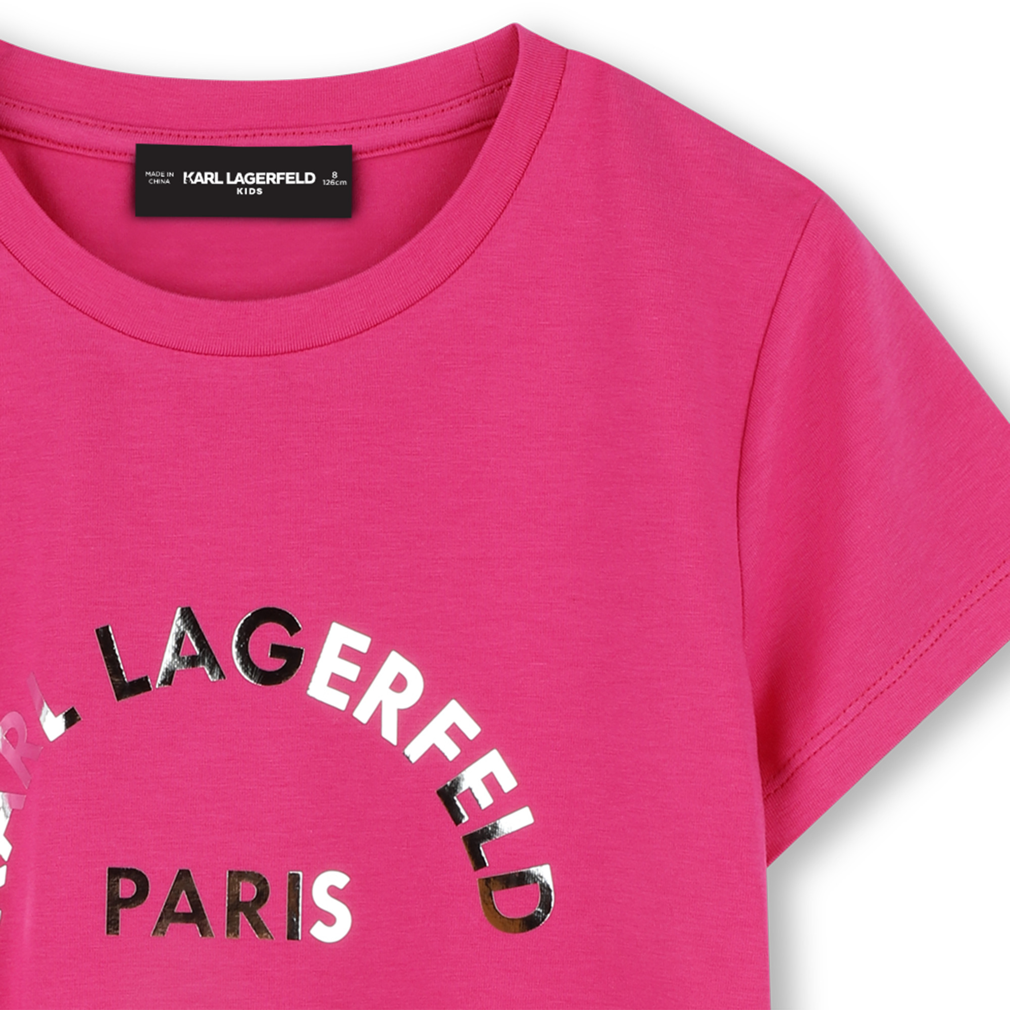 T-shirt à manches courtes KARL LAGERFELD KIDS pour FILLE