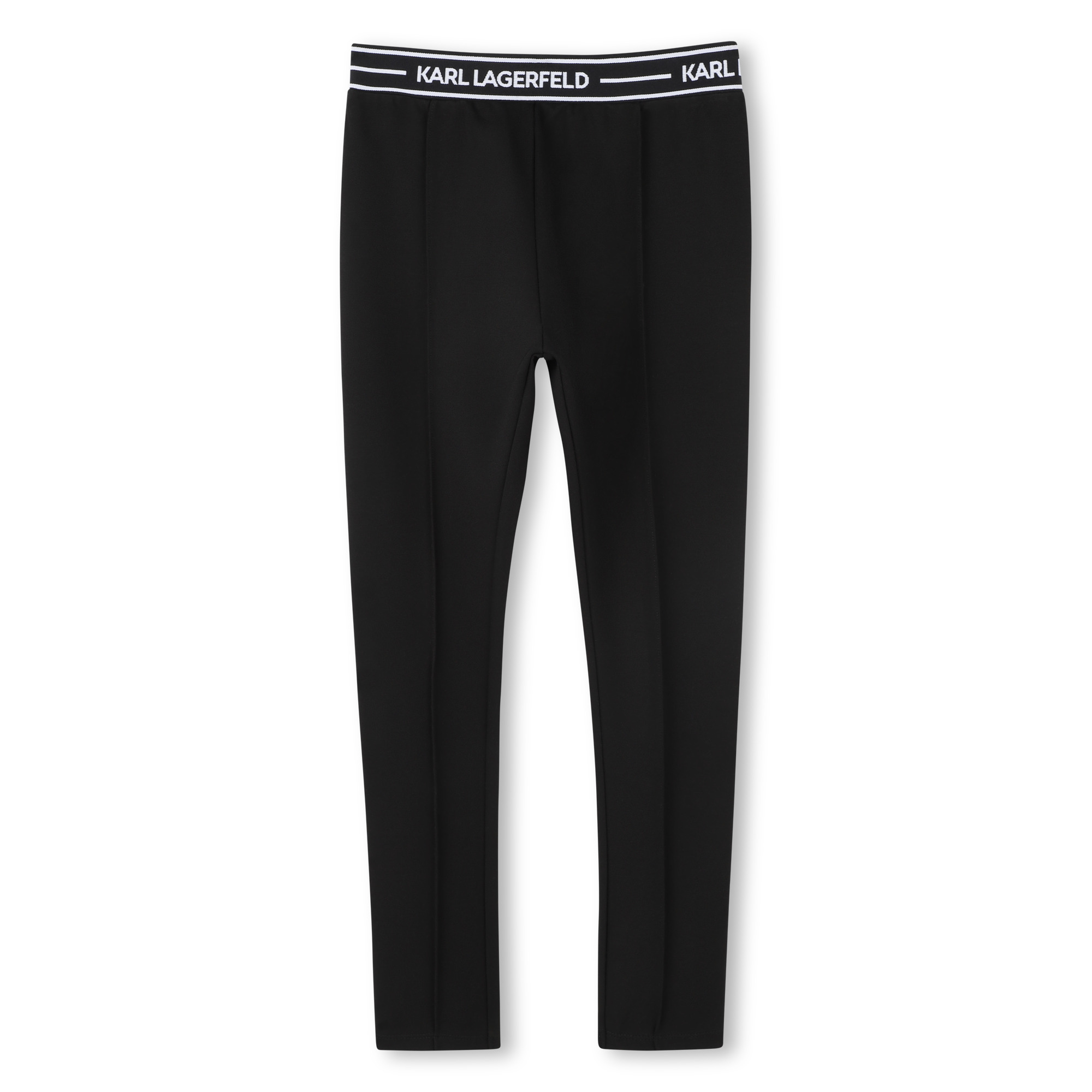 Legging met ingeweven motief KARL LAGERFELD KIDS Voor