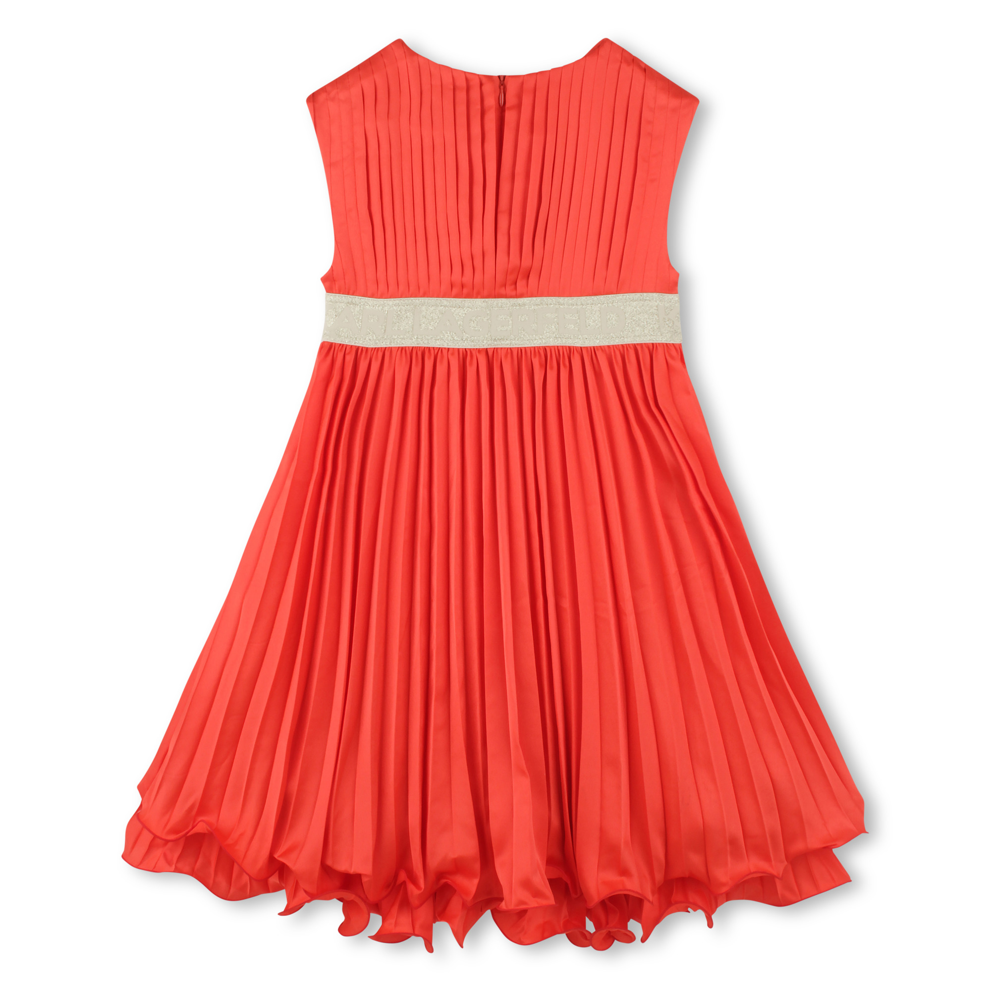 Pleated formal dress KARL LAGERFELD KIDS for GIRL