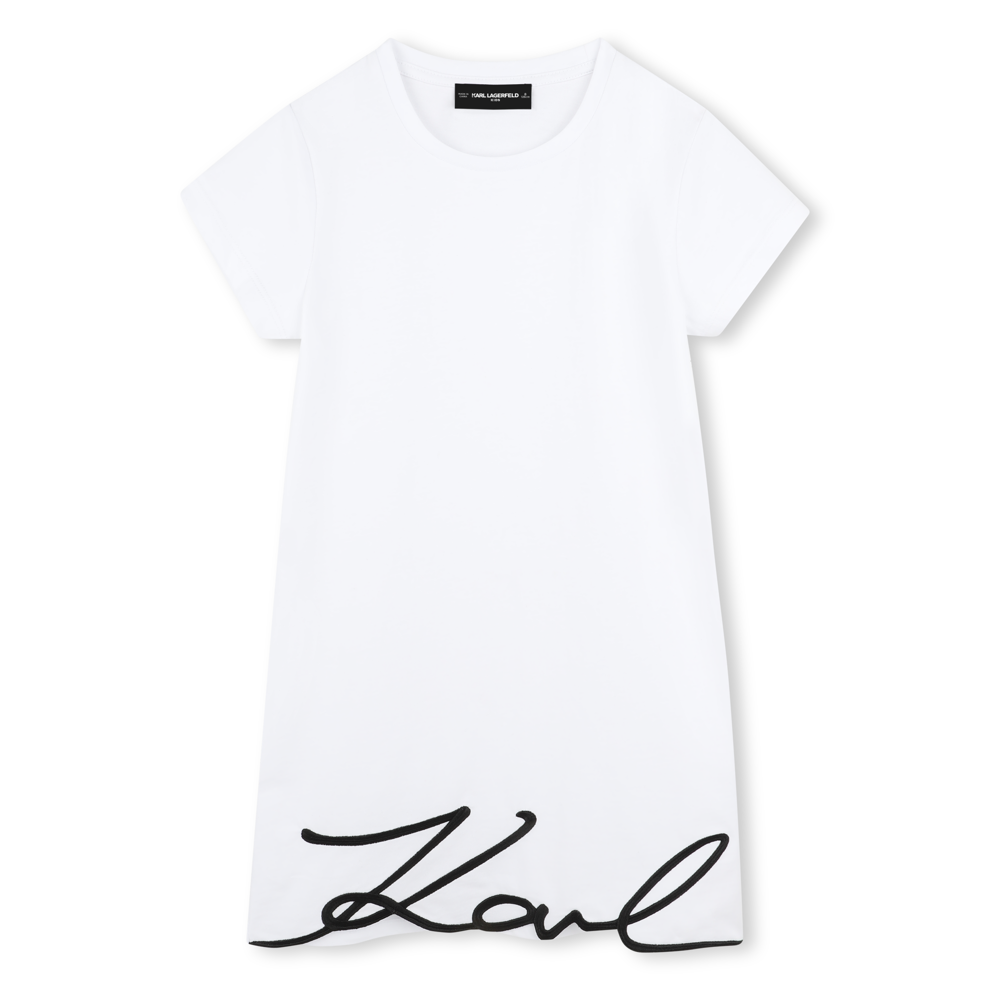 Embroidered dress KARL LAGERFELD KIDS for GIRL