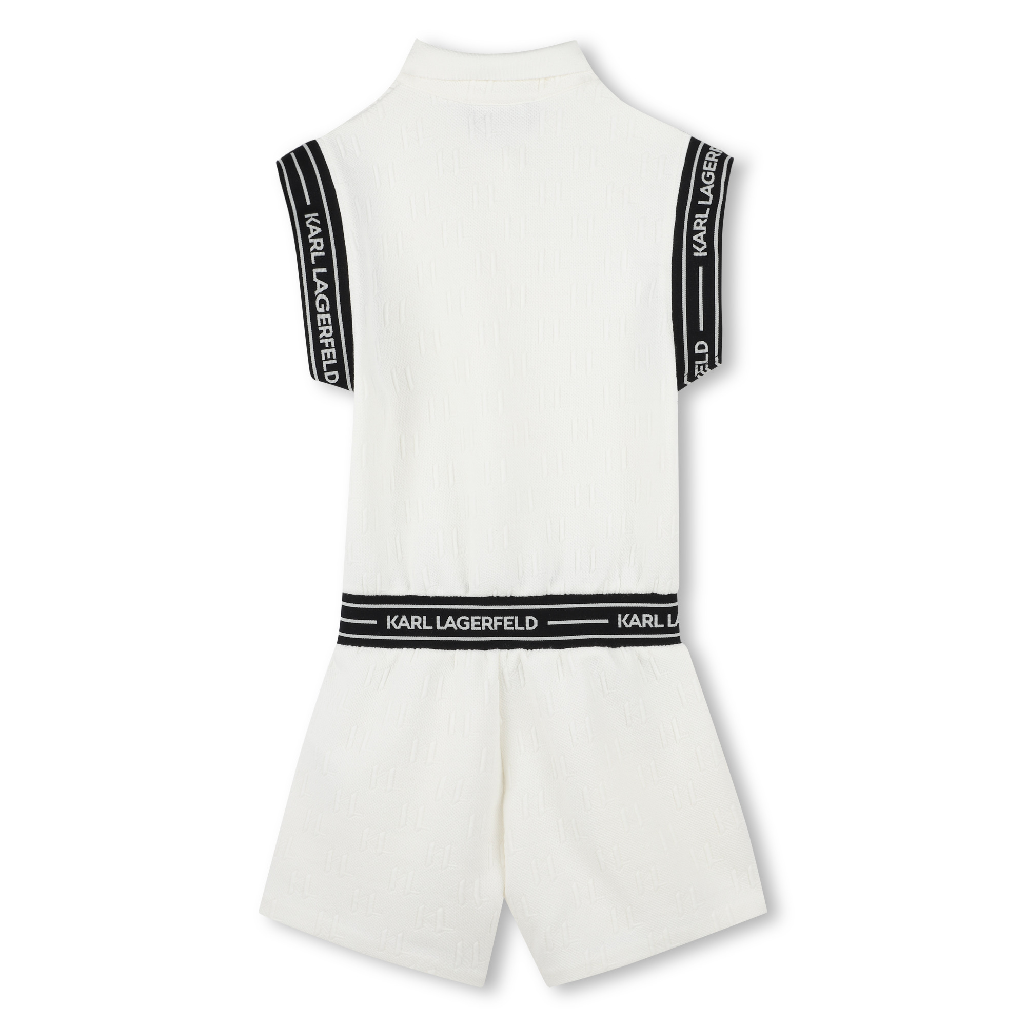 Short-sleeved playsuit KARL LAGERFELD KIDS for GIRL