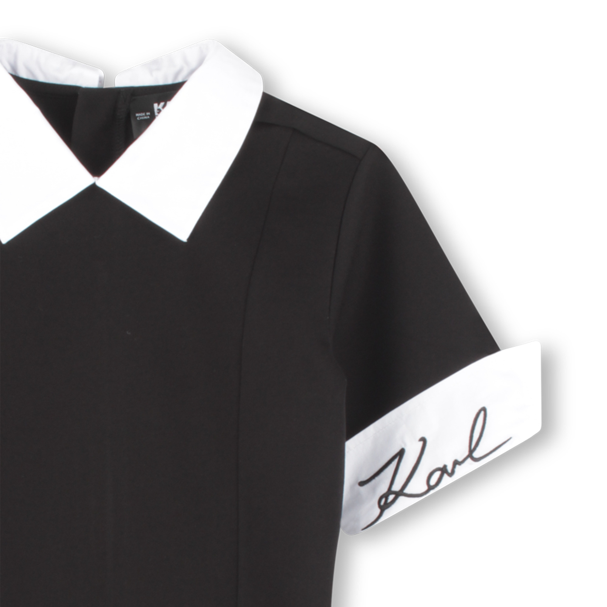 Short-sleeved dress KARL LAGERFELD KIDS for GIRL