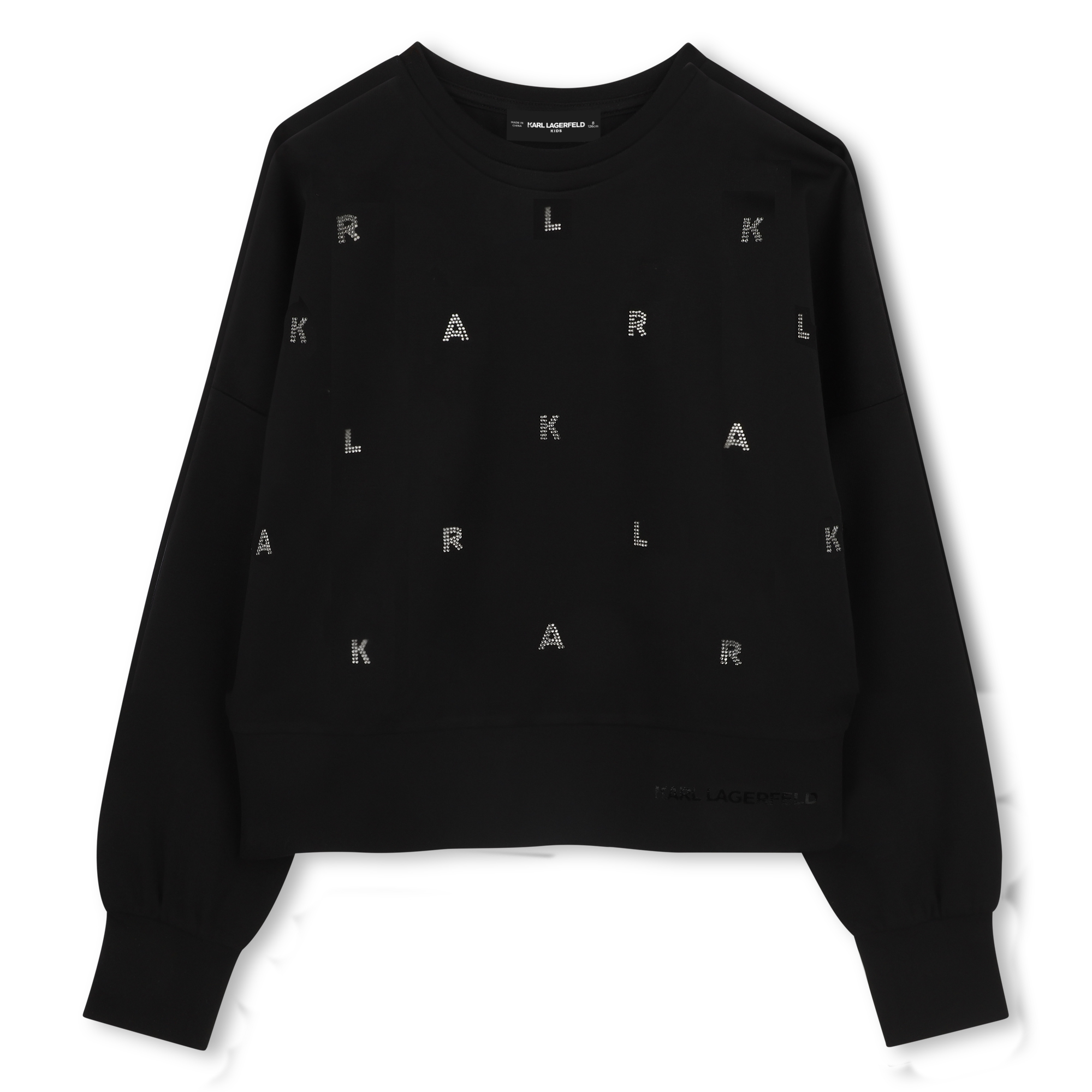 Sweat-shirt à manches longues KARL LAGERFELD KIDS pour FILLE