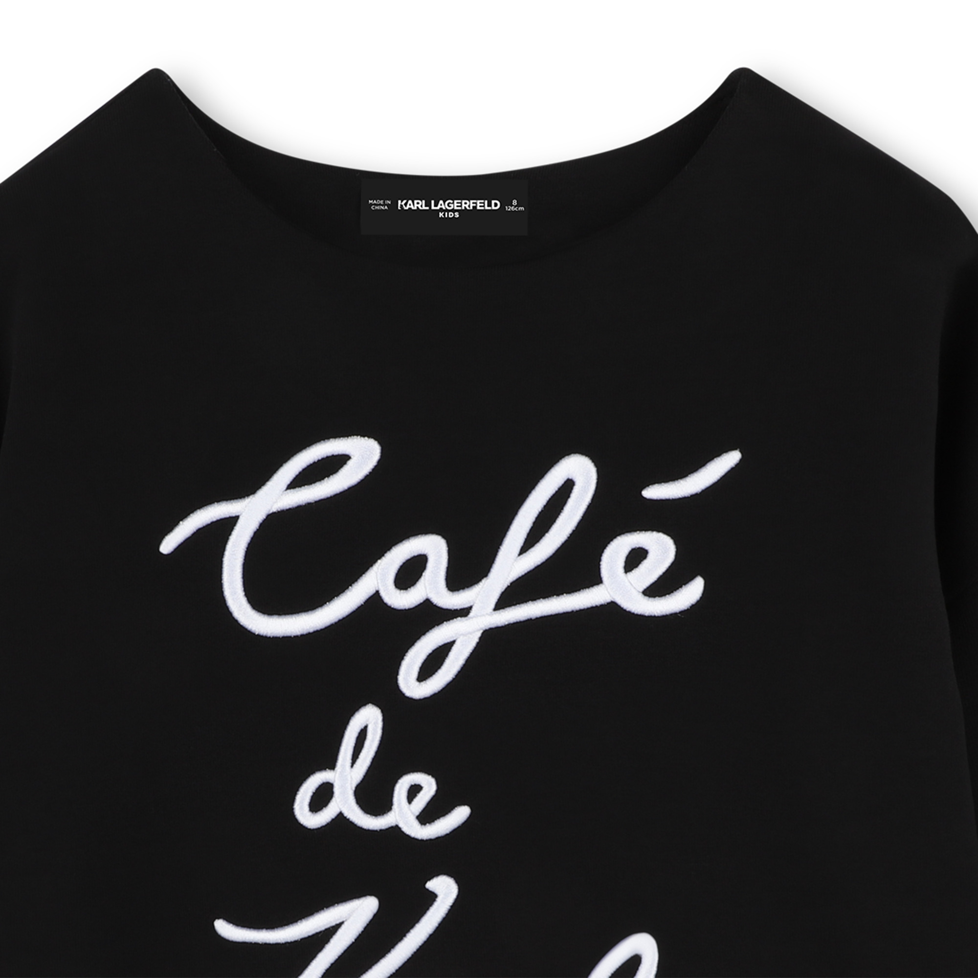 Embroidered sweatshirt KARL LAGERFELD KIDS for GIRL