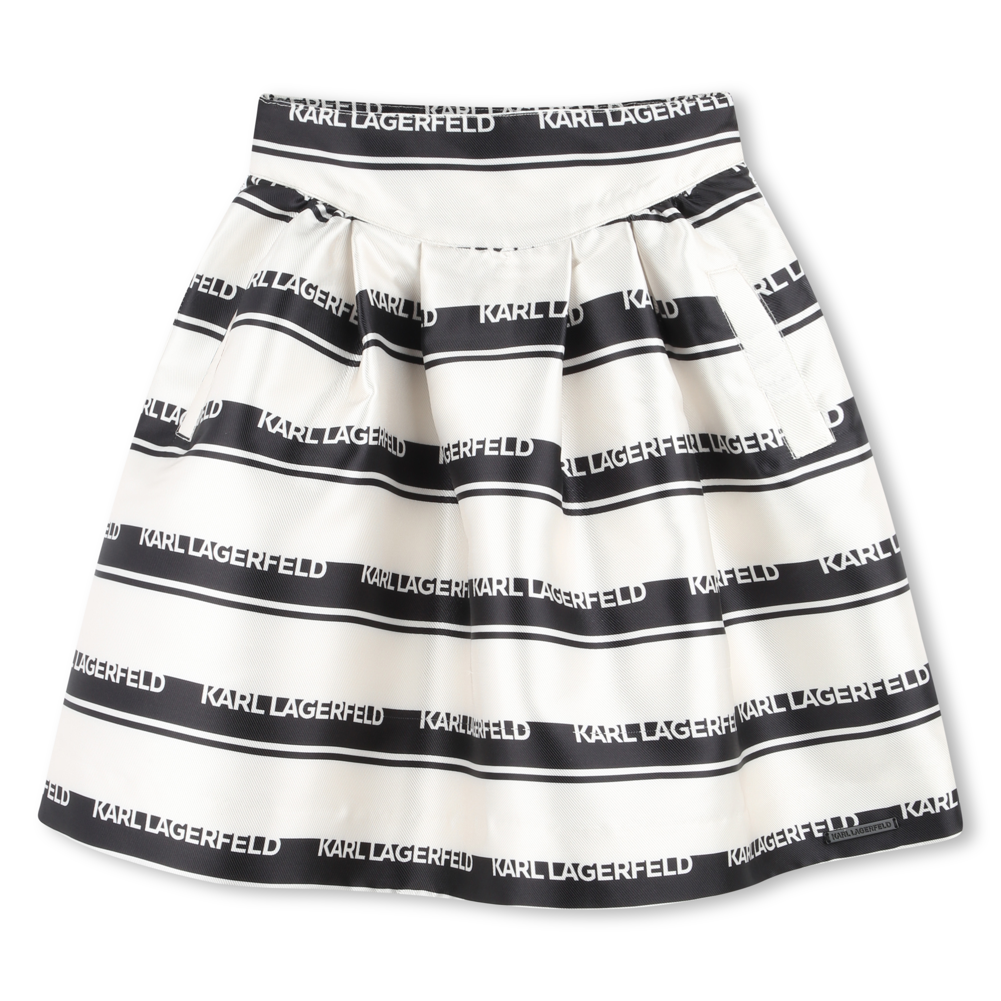 Short striped skirt KARL LAGERFELD KIDS for GIRL