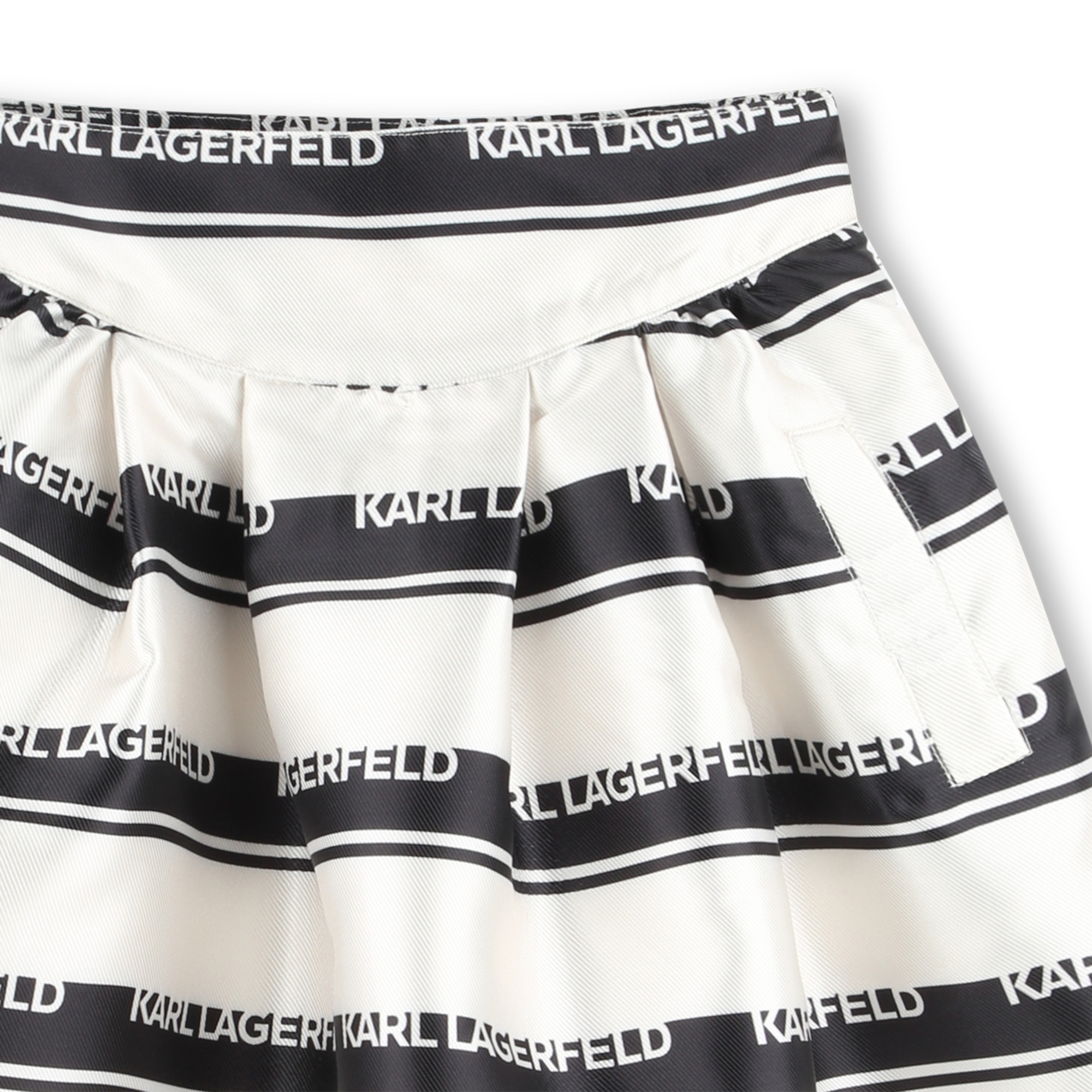 Short striped skirt KARL LAGERFELD KIDS for GIRL