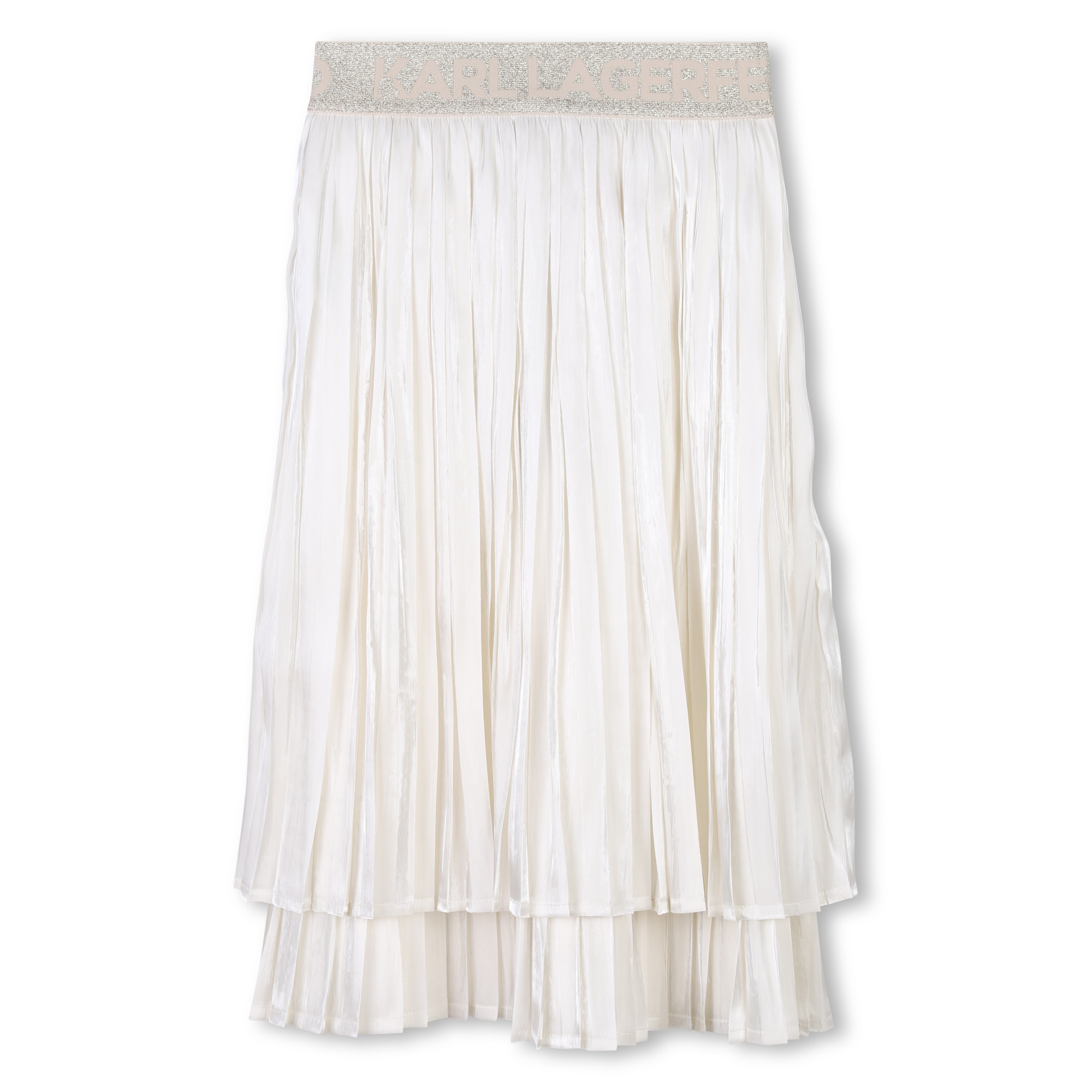 Pleated voile skirt KARL LAGERFELD KIDS for GIRL