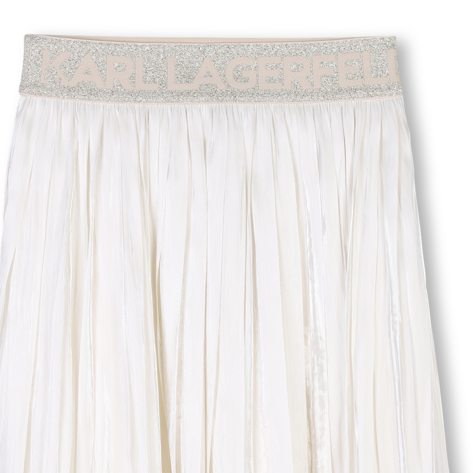 Pleated voile skirt KARL LAGERFELD KIDS for GIRL