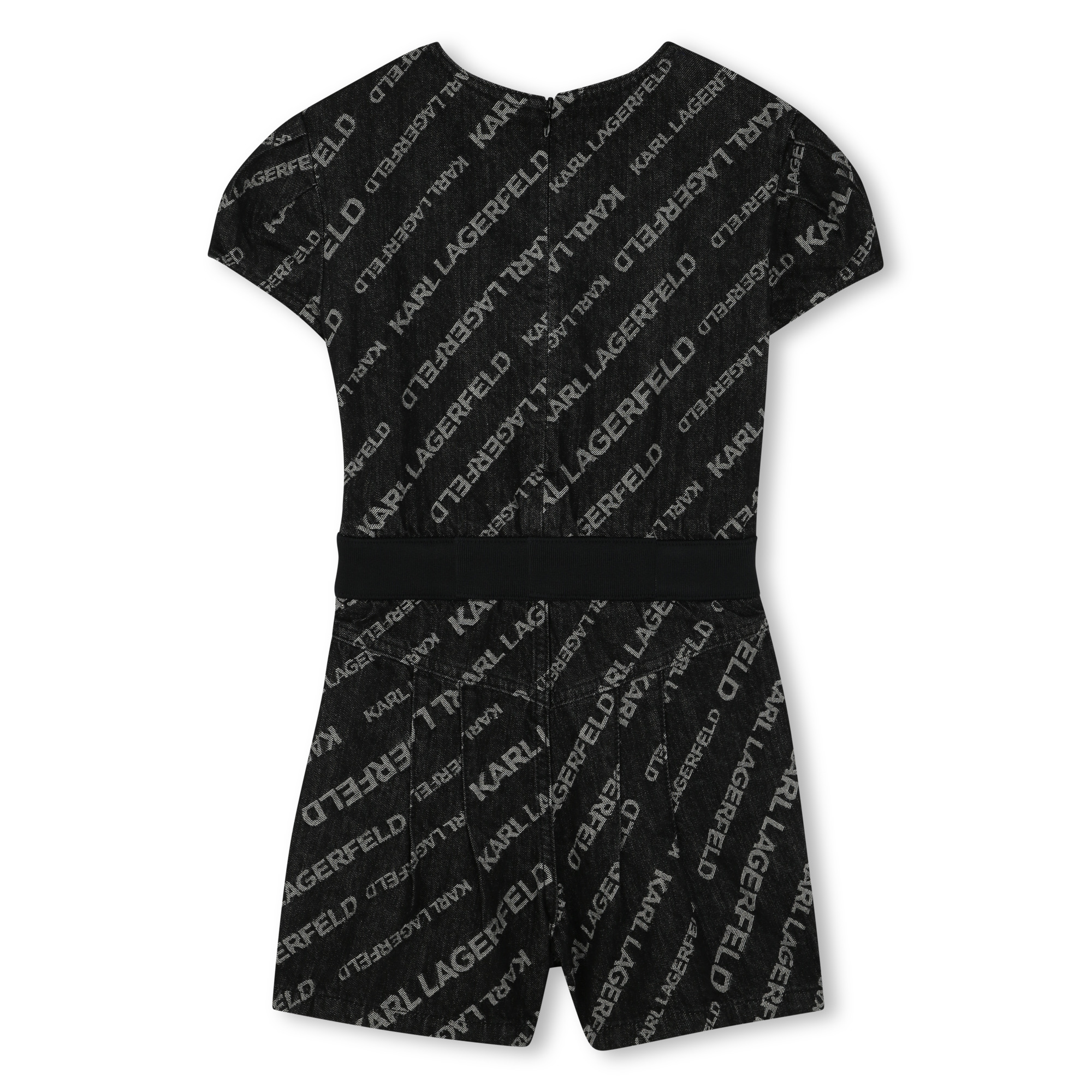 Combinaison short en coton KARL LAGERFELD KIDS pour FILLE