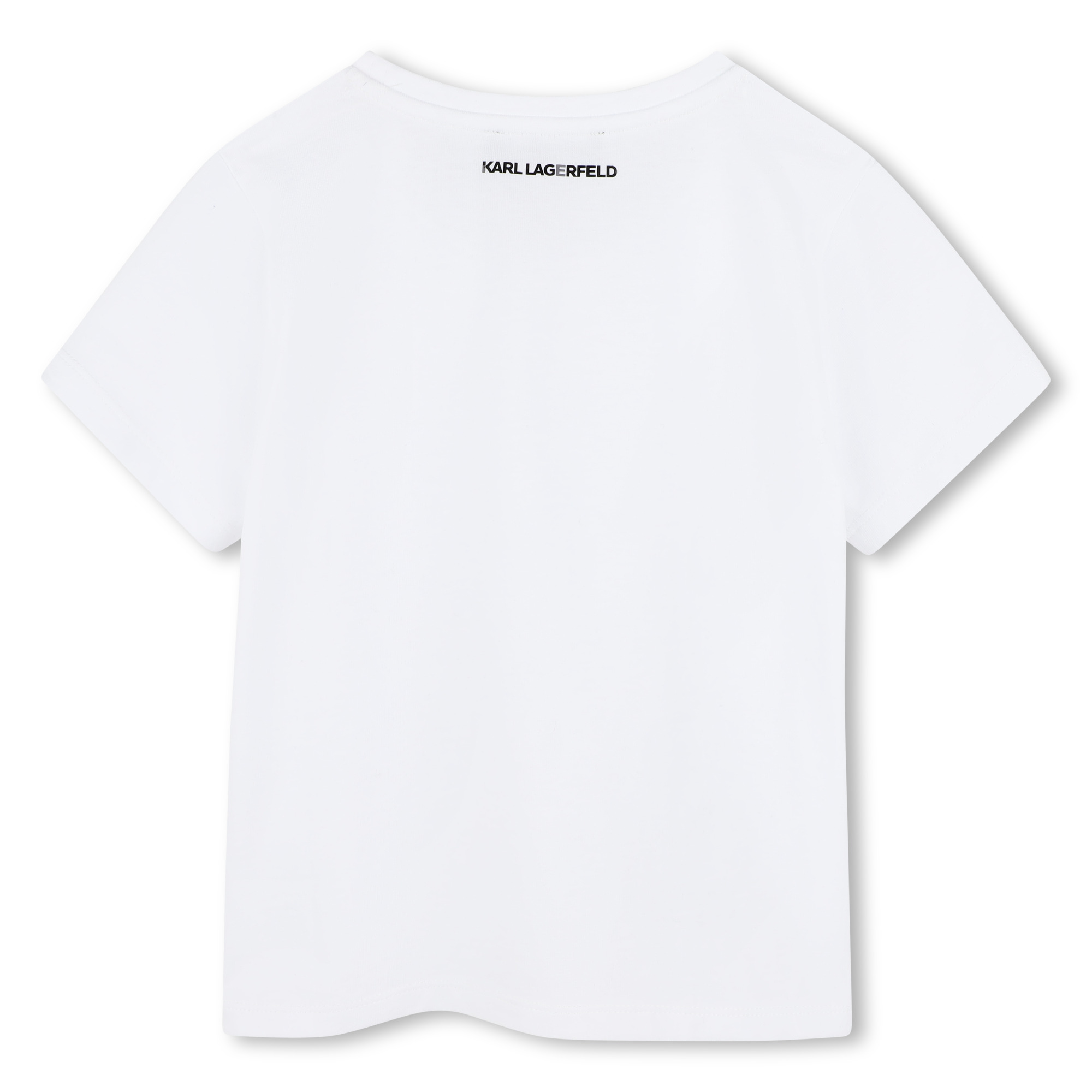 T-shirt avec imprimés KARL LAGERFELD KIDS pour FILLE