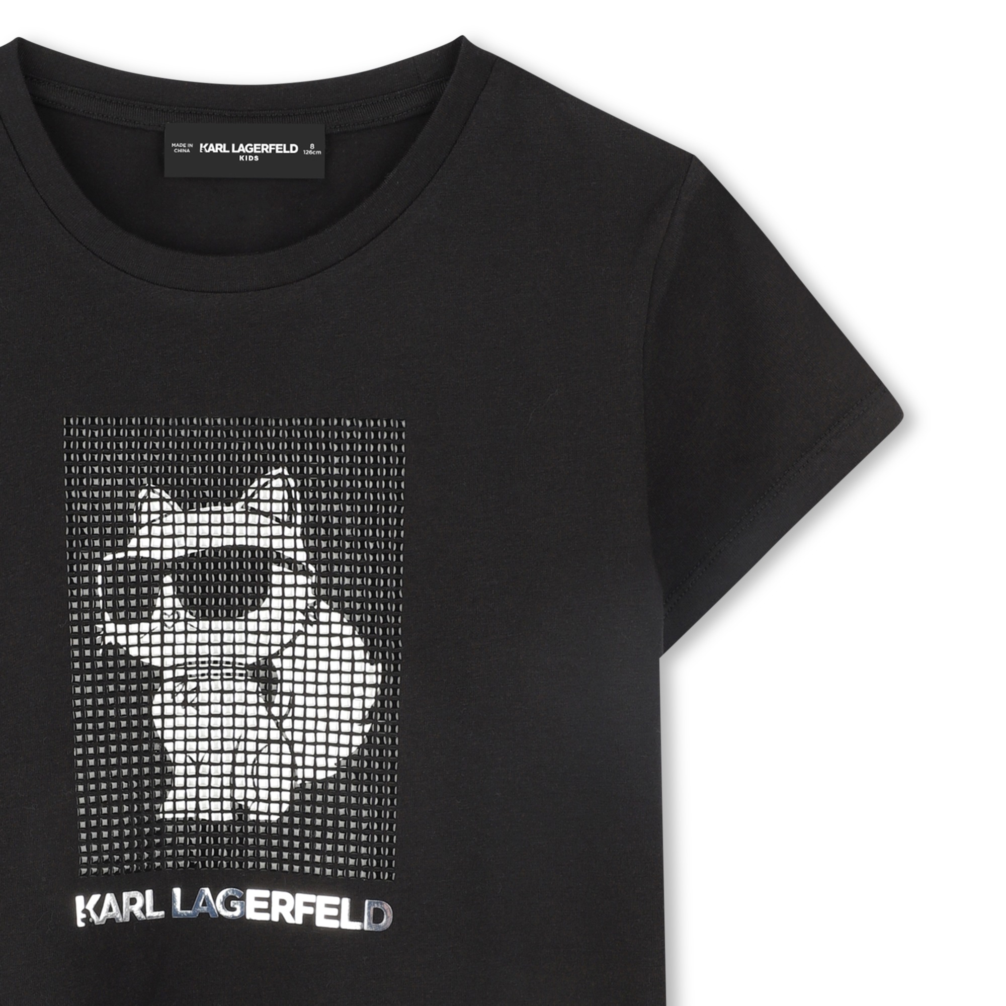 T-shirt à manches courtes KARL LAGERFELD KIDS pour FILLE