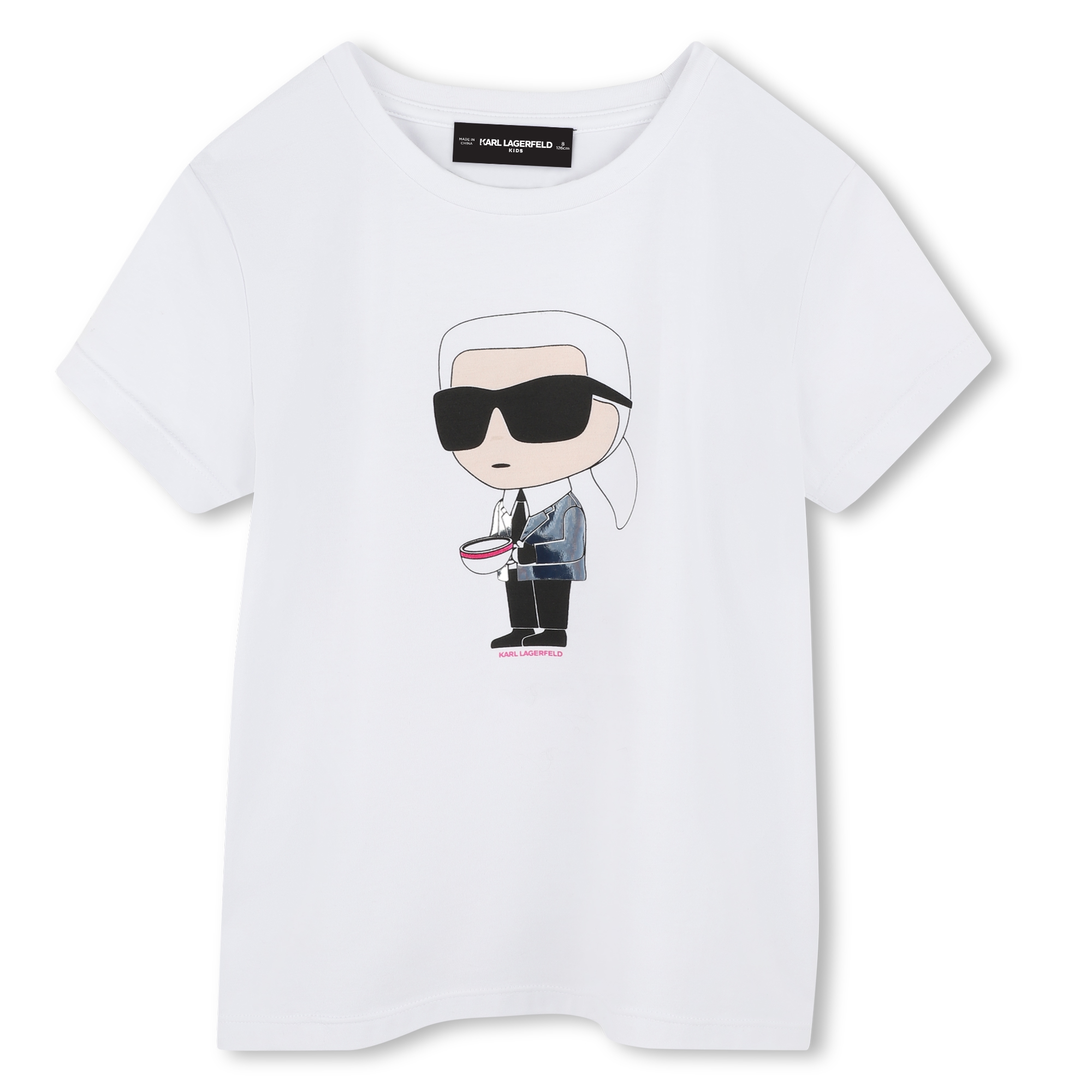 T-SHIRT KORTE MOUWEN KARL LAGERFELD KIDS Voor