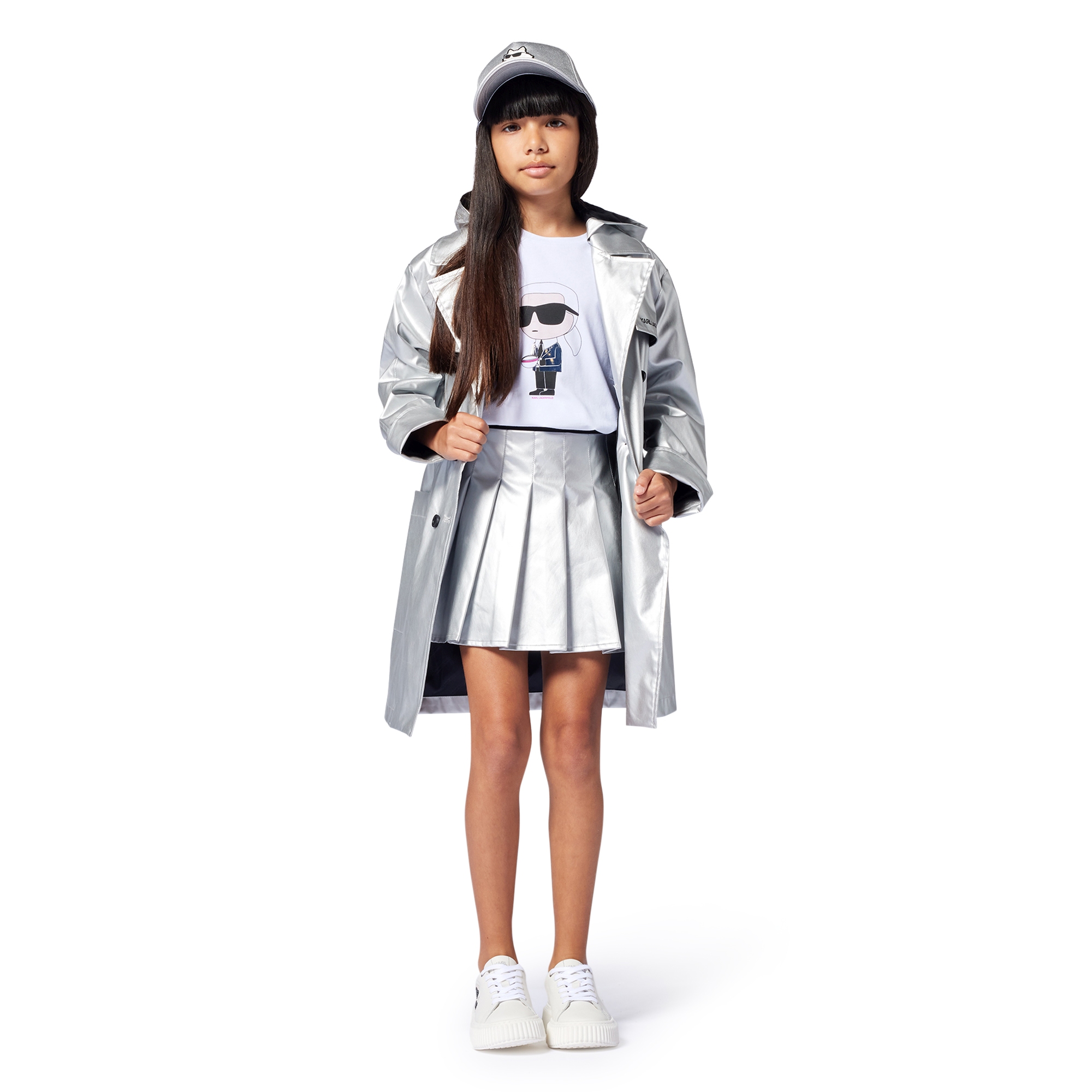 T-shirt with print KARL LAGERFELD KIDS for GIRL