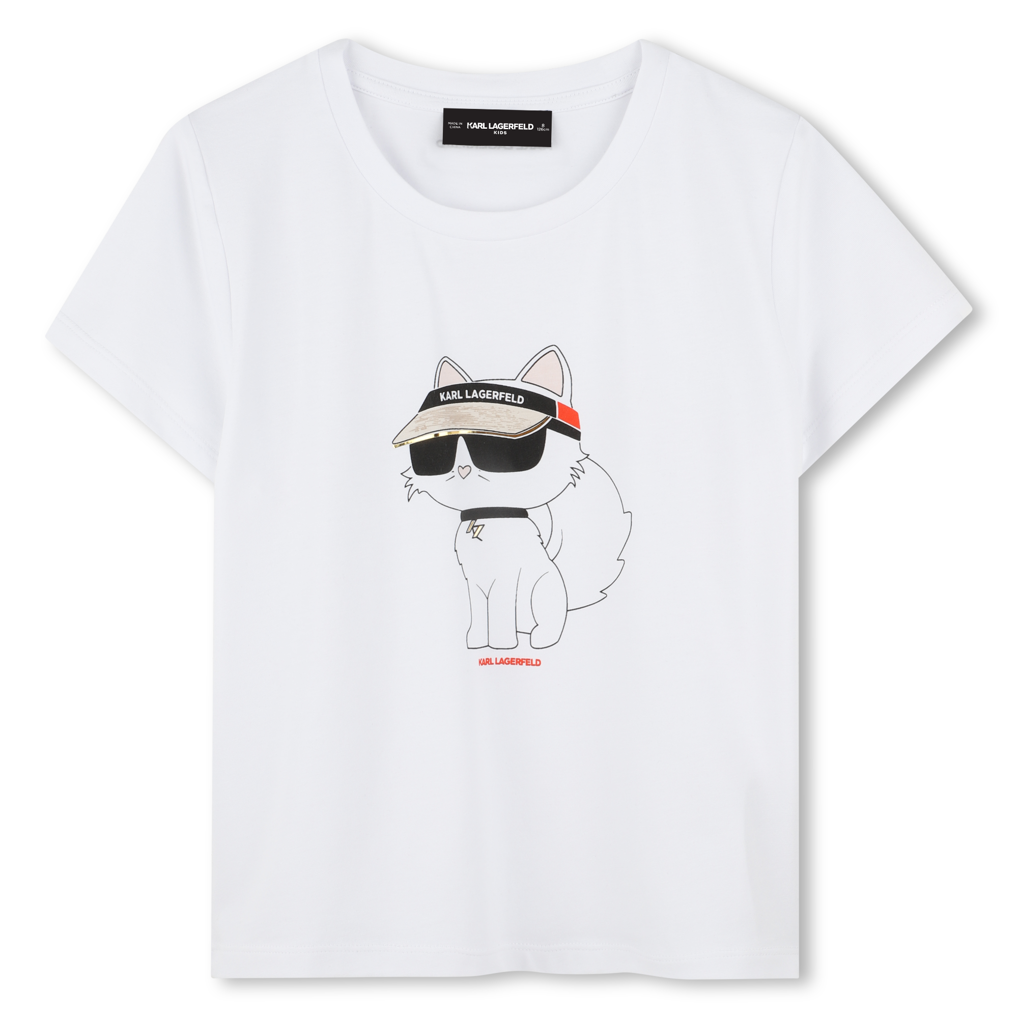 T-shirt with print KARL LAGERFELD KIDS for GIRL