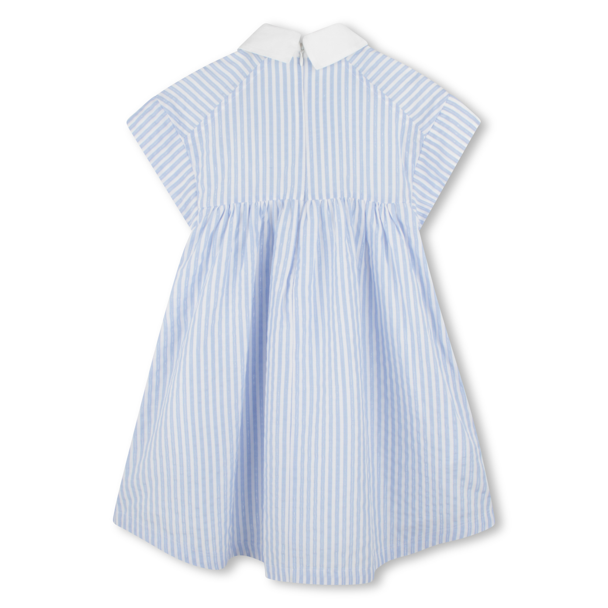 Robe chemise rayée métallisée KARL LAGERFELD KIDS pour FILLE