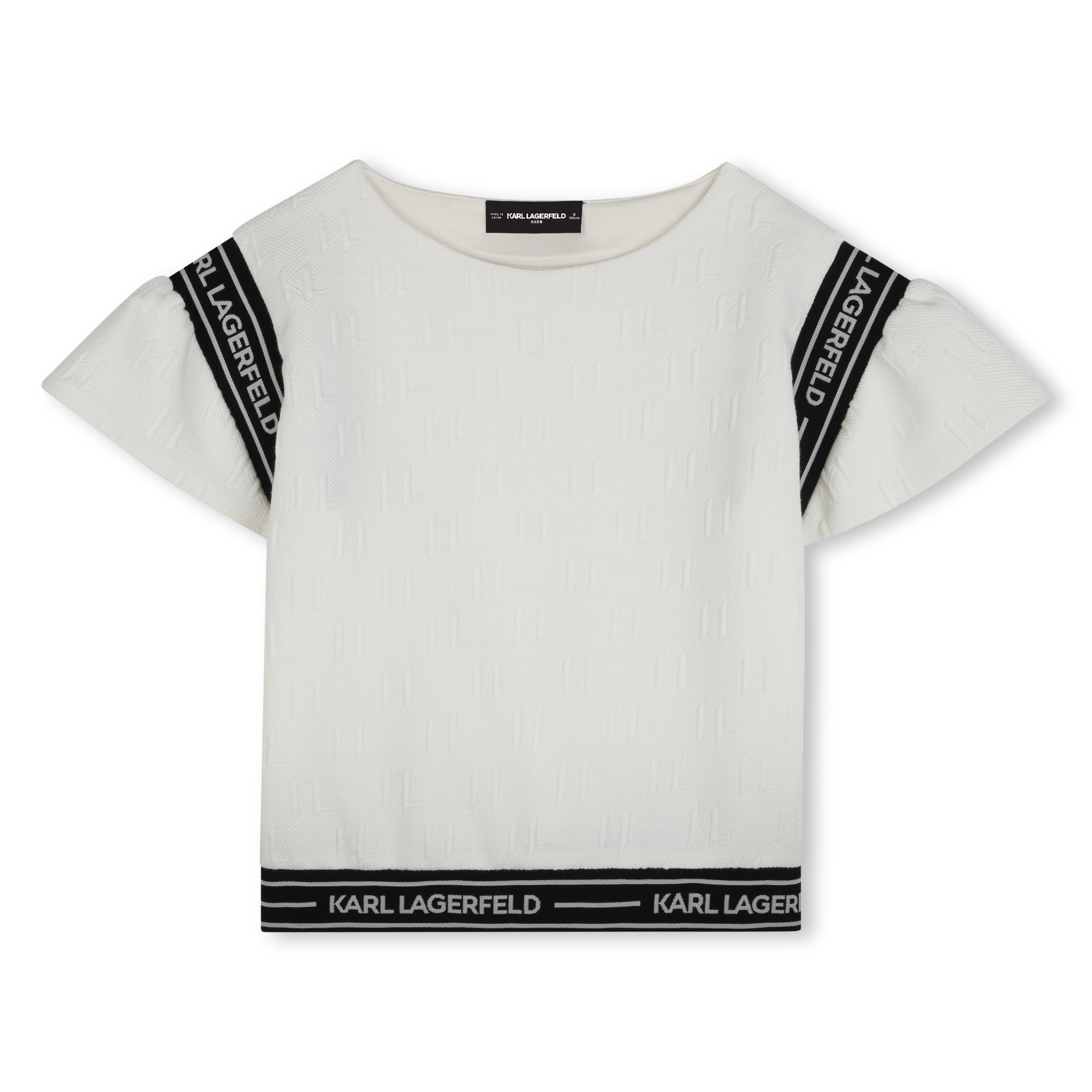 T-SHIRT KORTE MOUWEN KARL LAGERFELD KIDS Voor