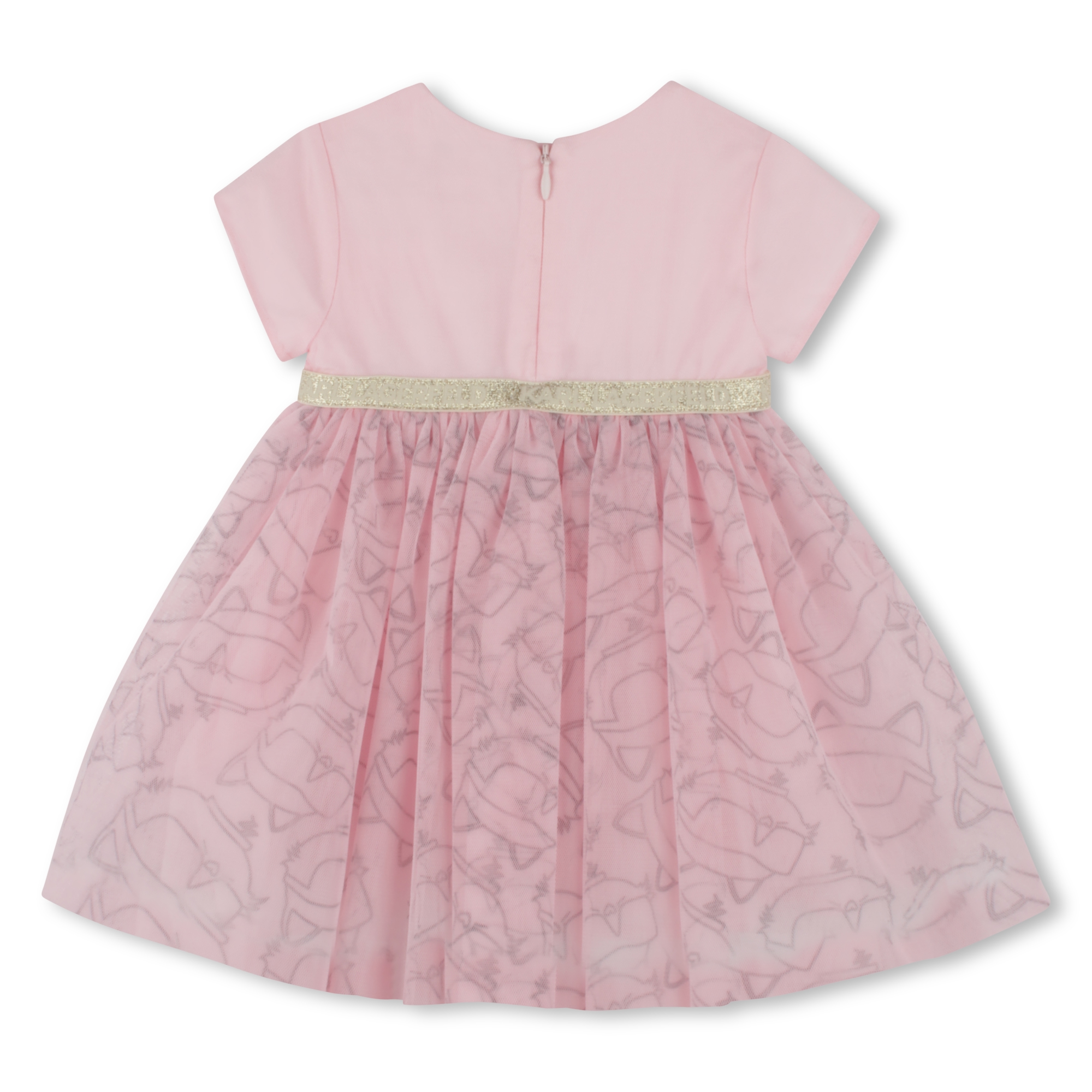 Formal dress with print KARL LAGERFELD KIDS for GIRL