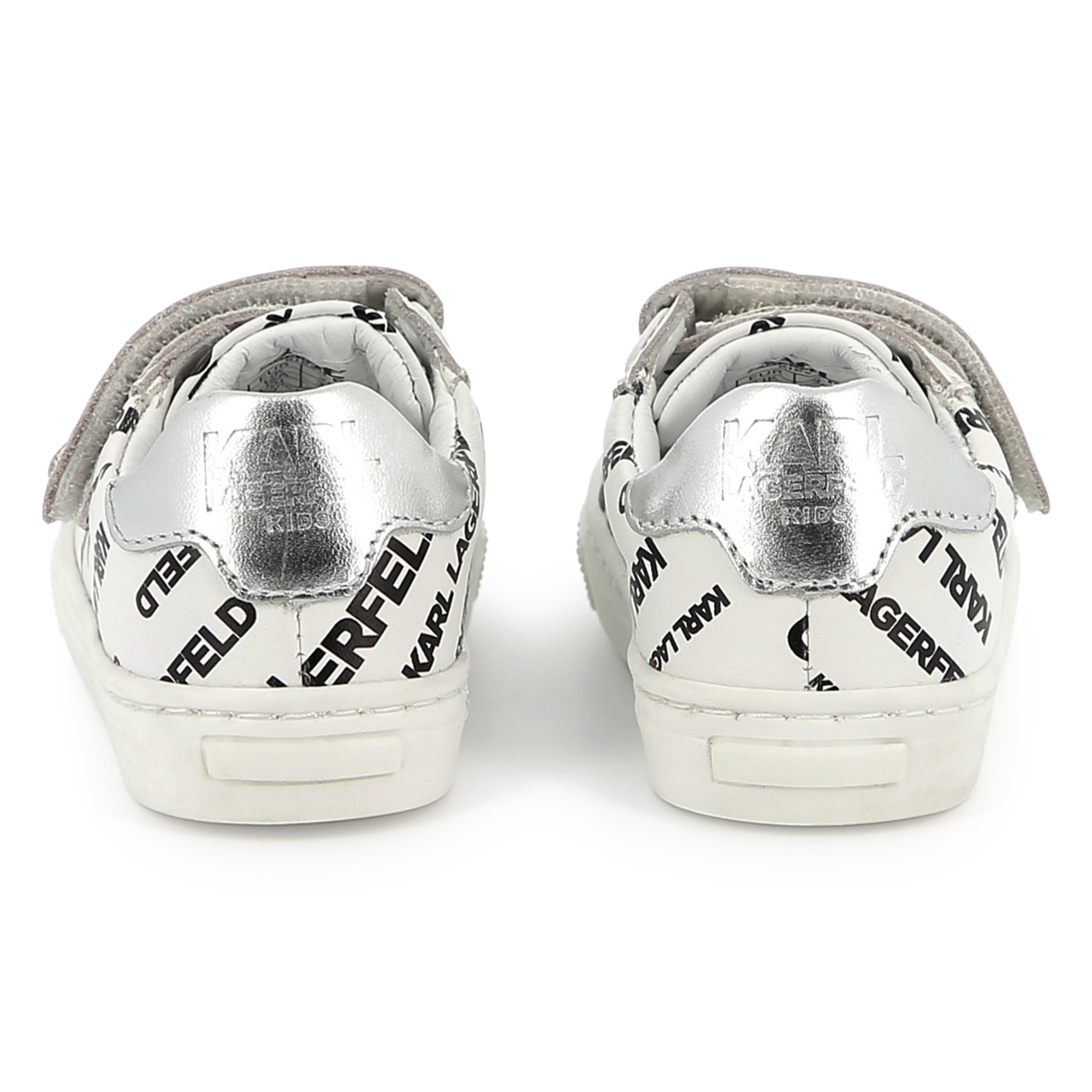 Baskets en cuir à scratchs KARL LAGERFELD KIDS pour UNISEXE