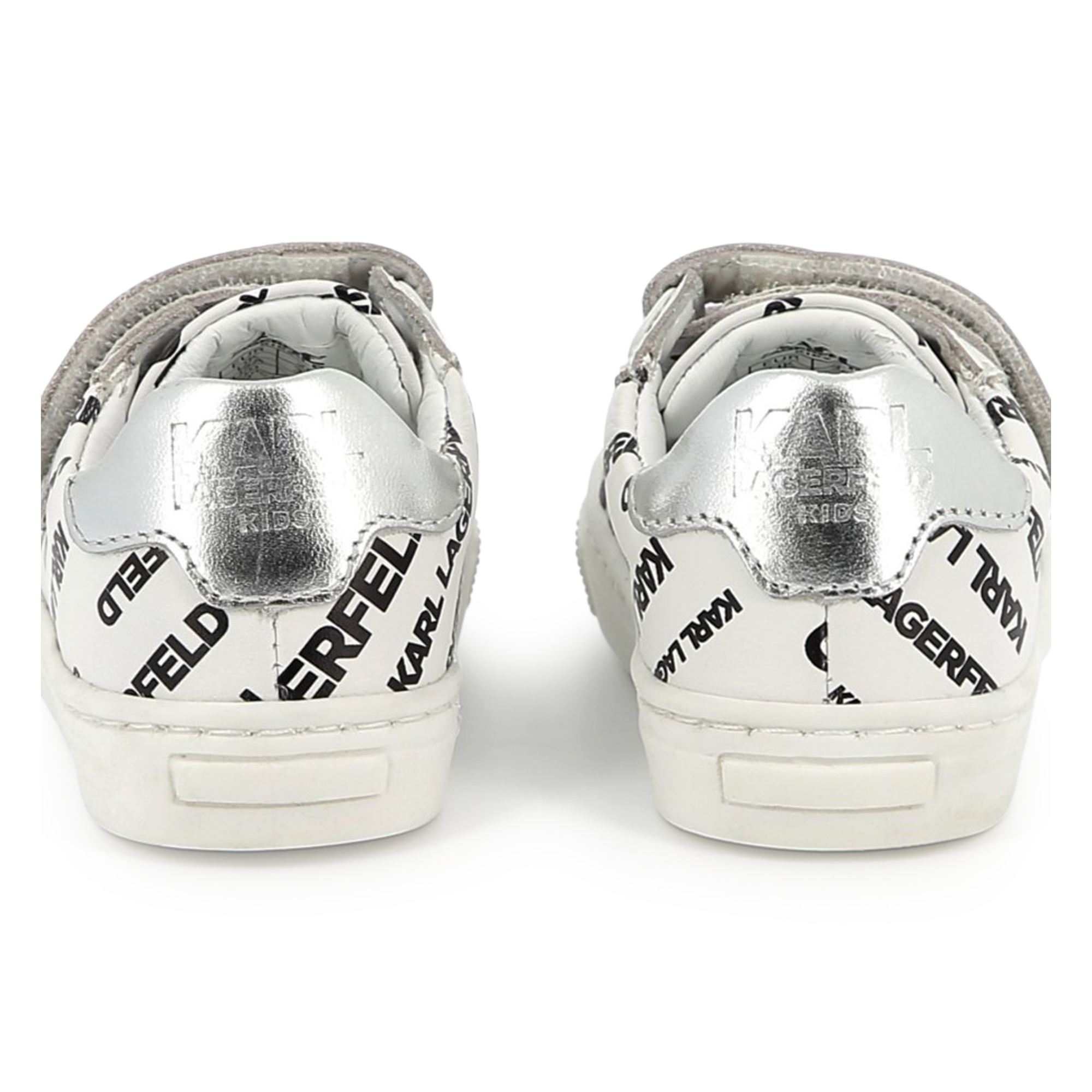 Leather hook-and-loop trainers KARL LAGERFELD KIDS for UNISEX