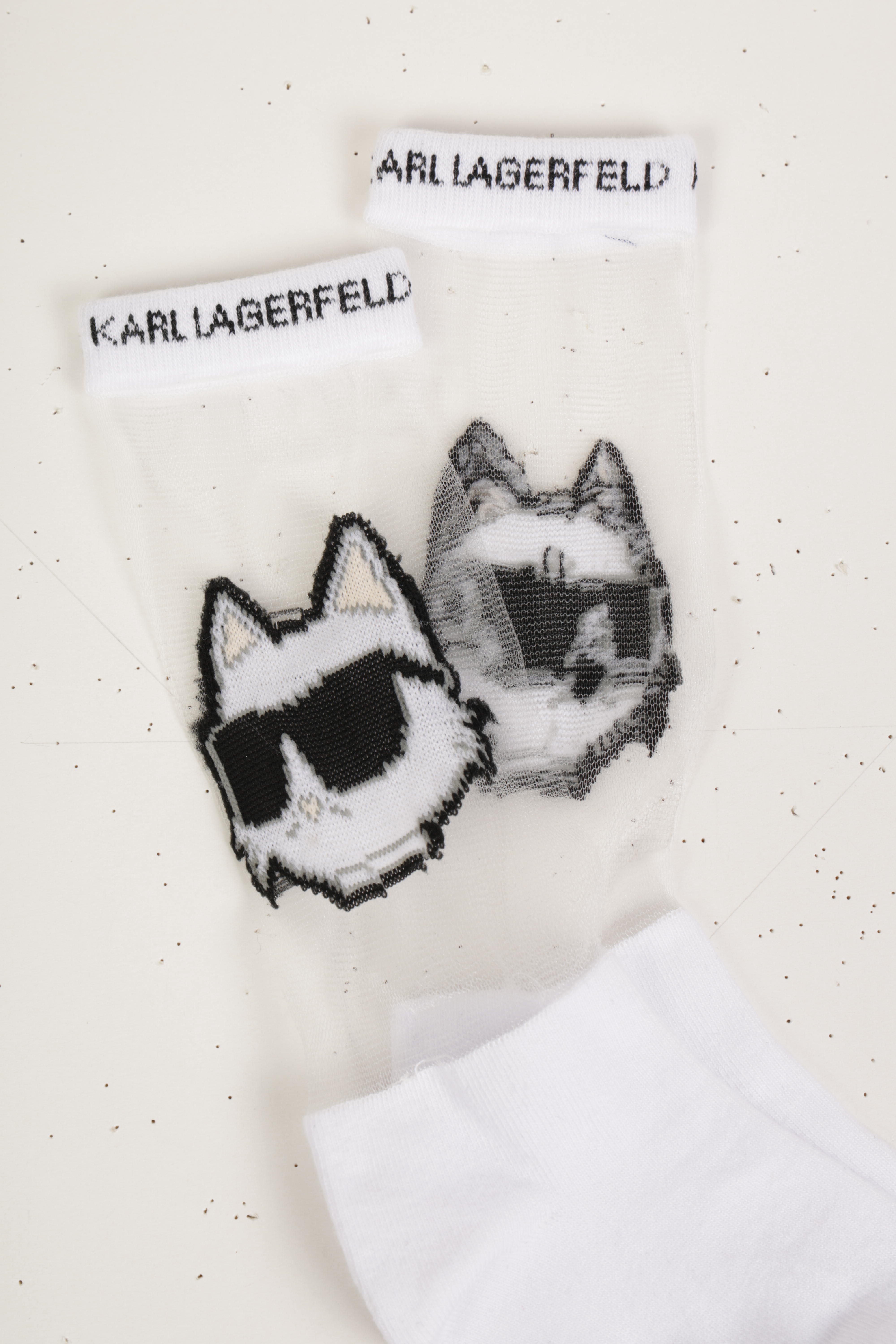 Openwork pattern socks KARL LAGERFELD KIDS for GIRL