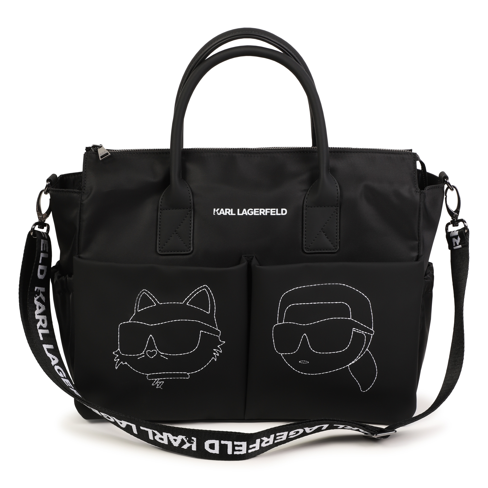 Changing bag with print KARL LAGERFELD KIDS for UNISEX