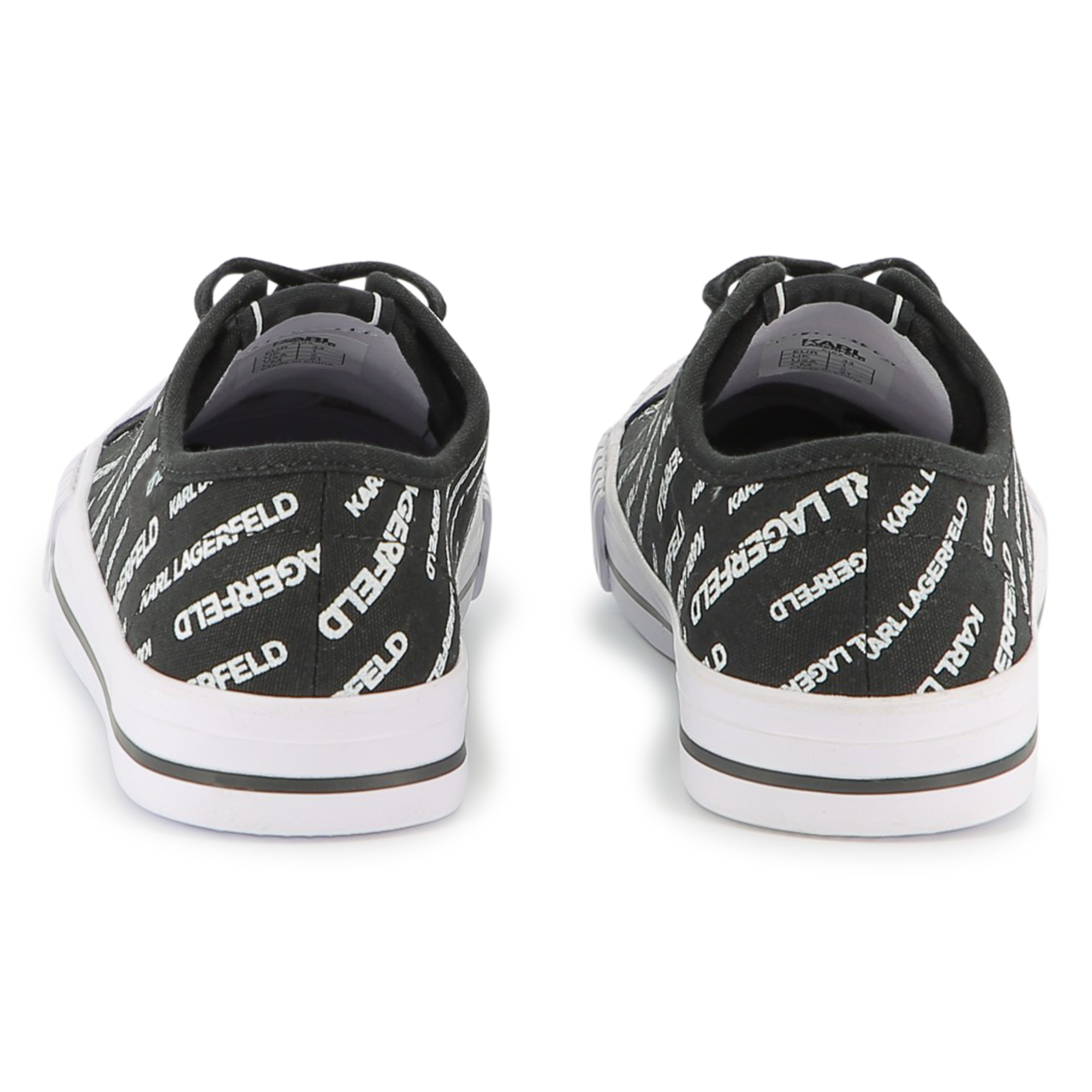 Logo print lace-up trainers KARL LAGERFELD KIDS for BOY