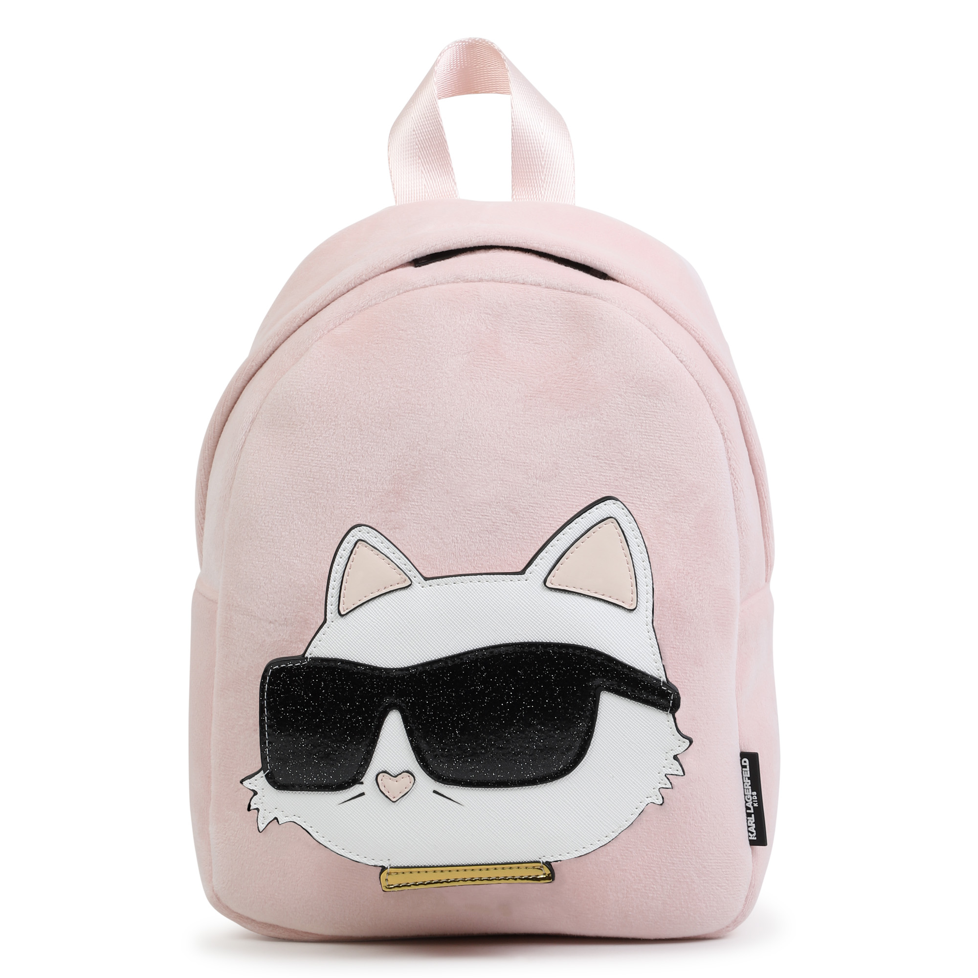 Kleiner Velours-Rucksack KARL LAGERFELD KIDS Für MÄDCHEN