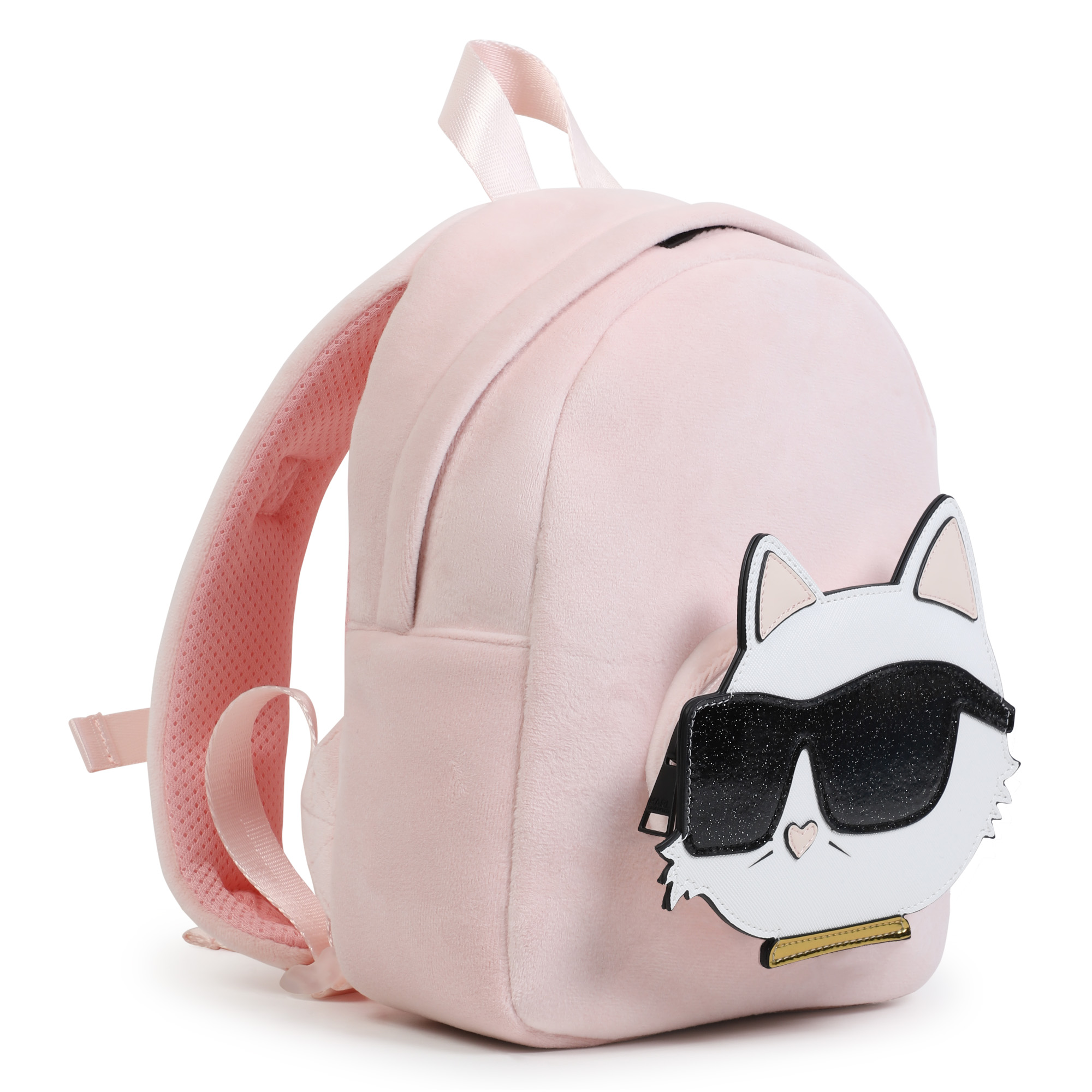 Petit sac à dos en velours KARL LAGERFELD KIDS pour FILLE