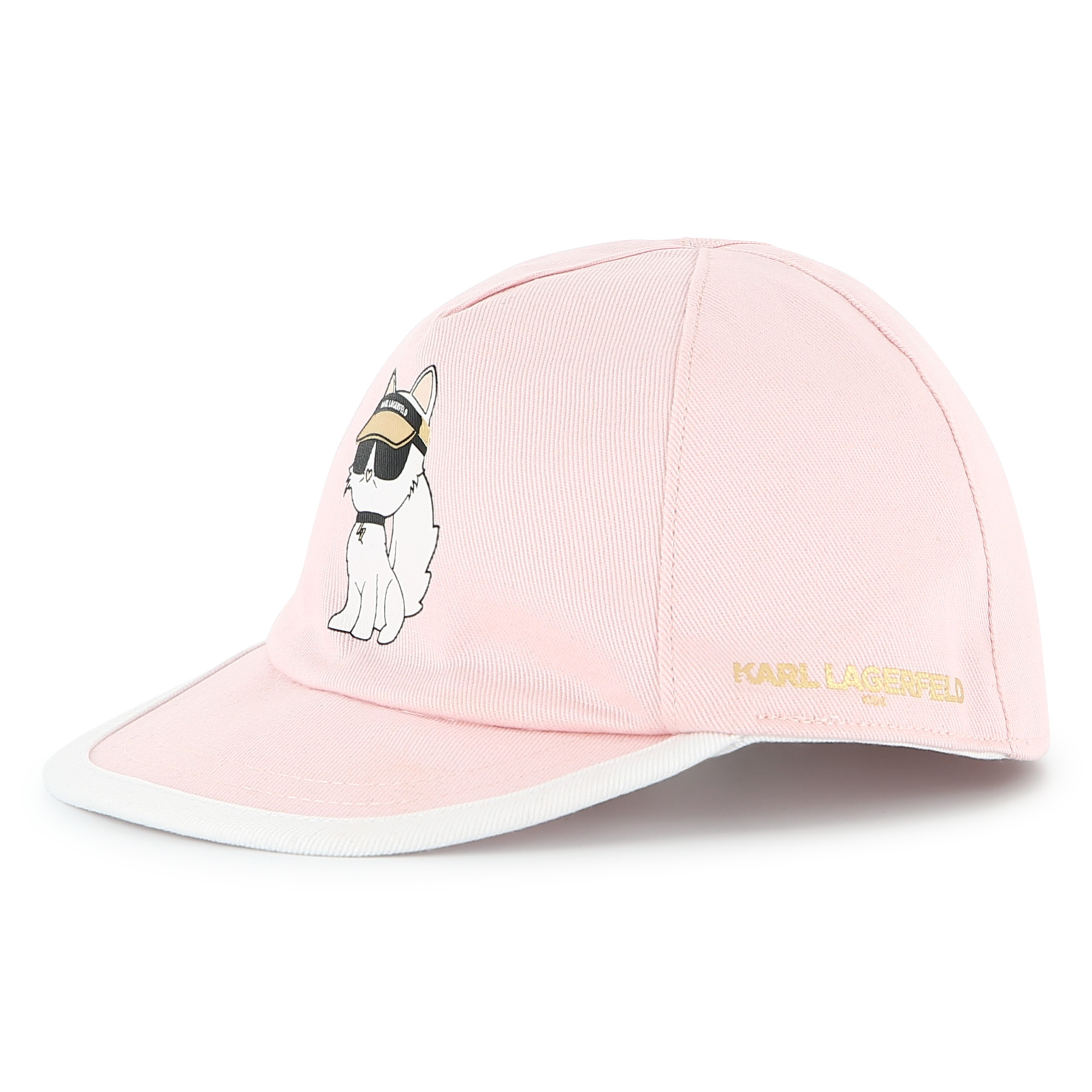 Gorra reversible de algodón KARL LARGERFELD KIDS para NIÑA