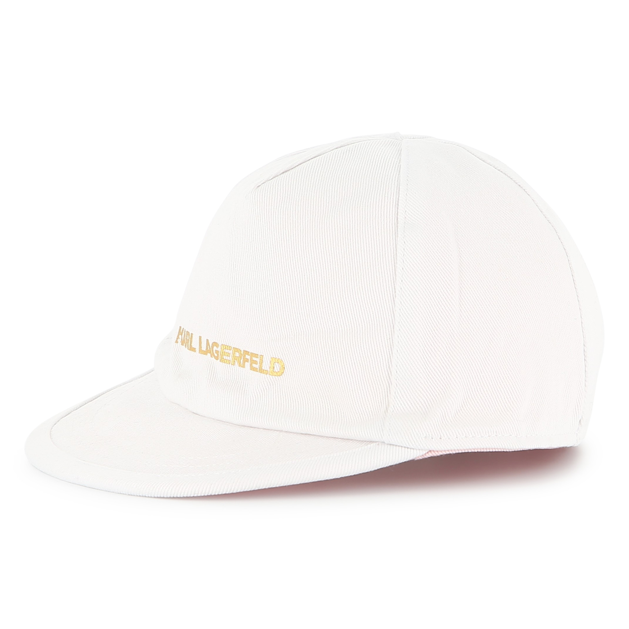 Casquette réversible en coton KARL LAGERFELD KIDS pour FILLE