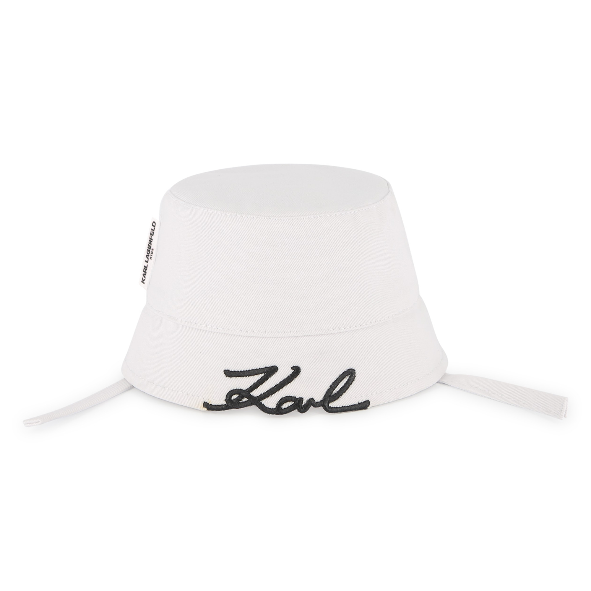 Cotton twill bucket hat KARL LAGERFELD KIDS for GIRL